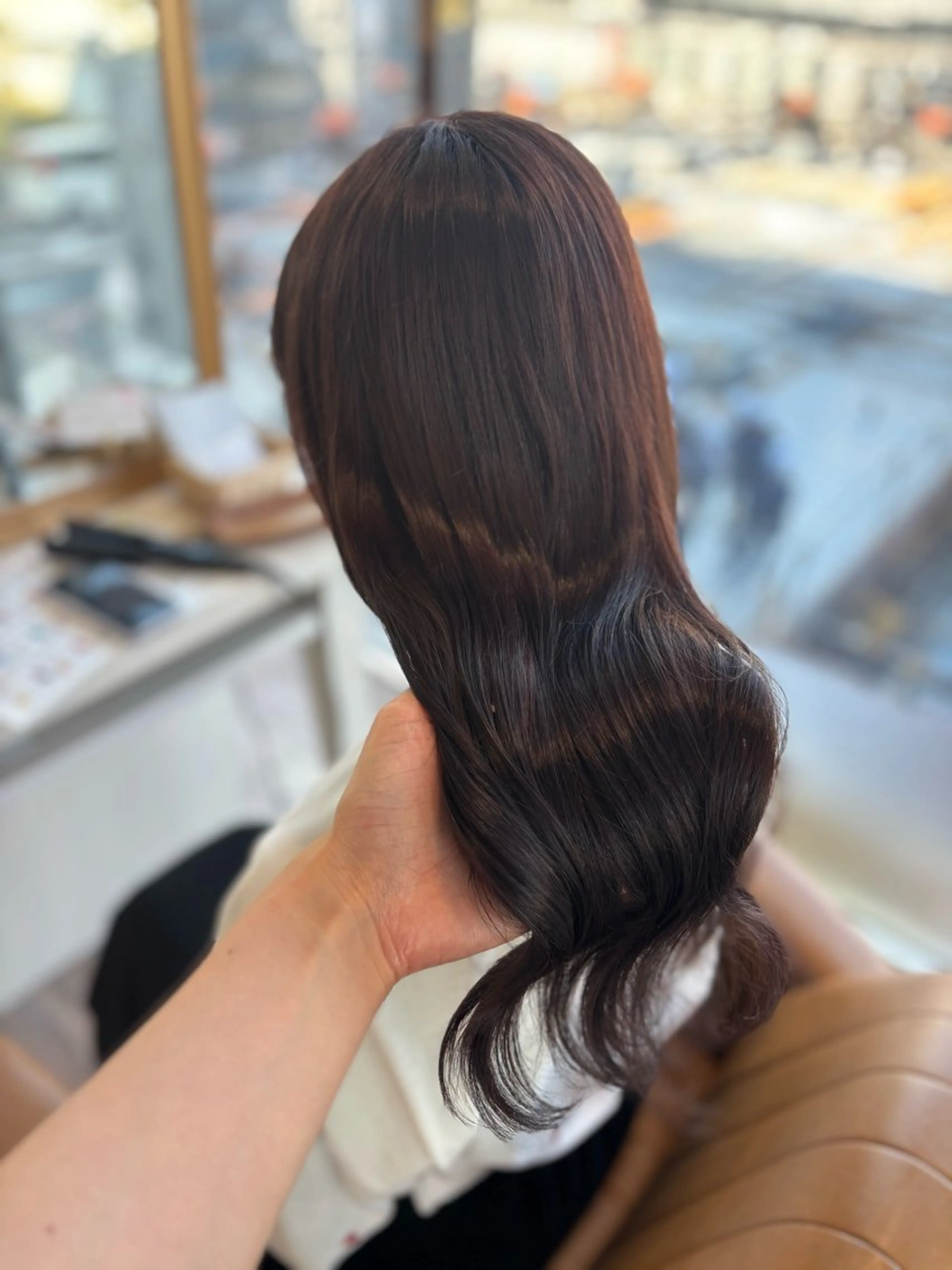 ロング カラー ヘアカラー トリートメント yui🥀/ボブ /ブリーチなしカラーのヘアスタイル