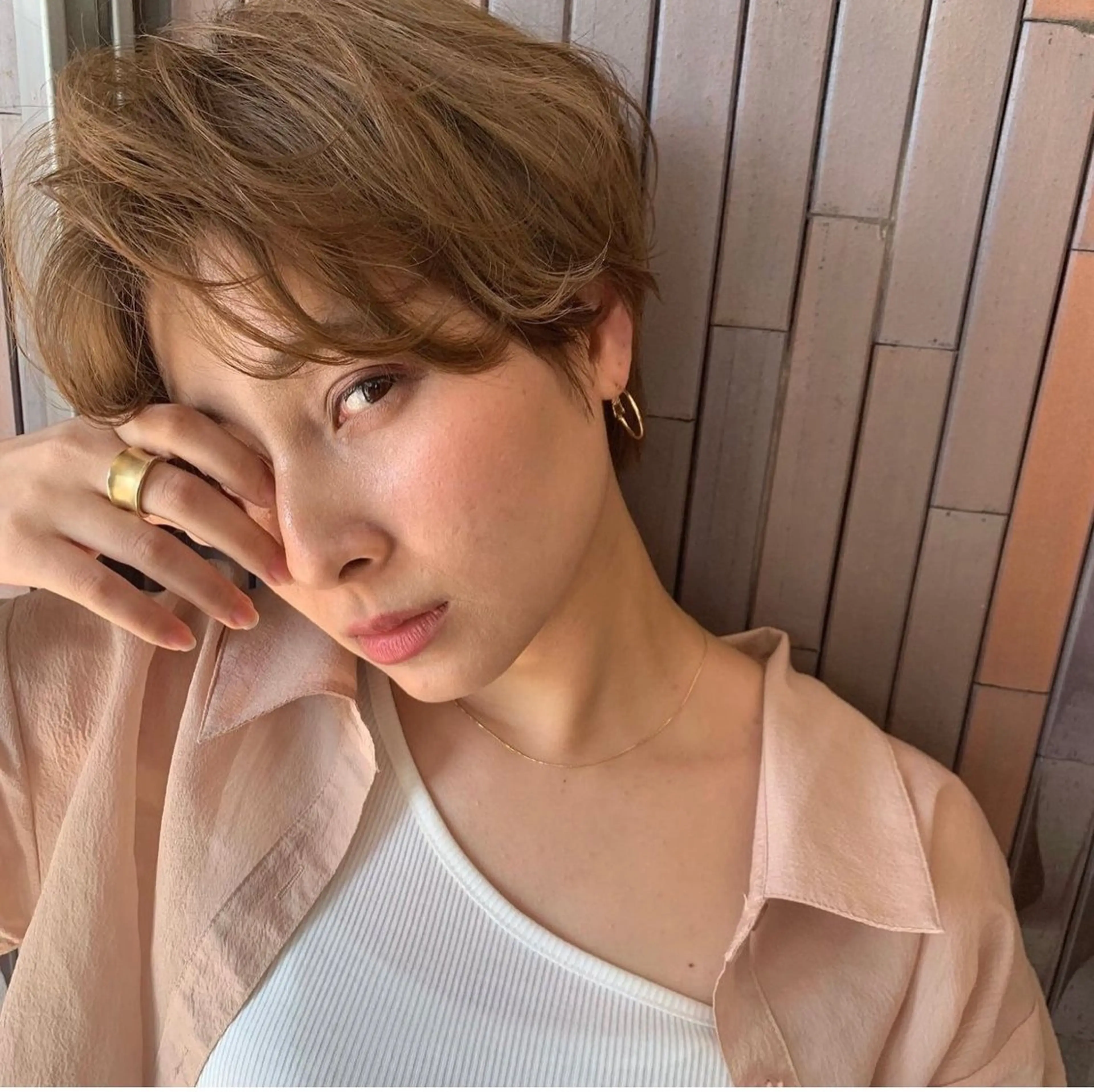 ショート 光石 季世のヘアスタイル