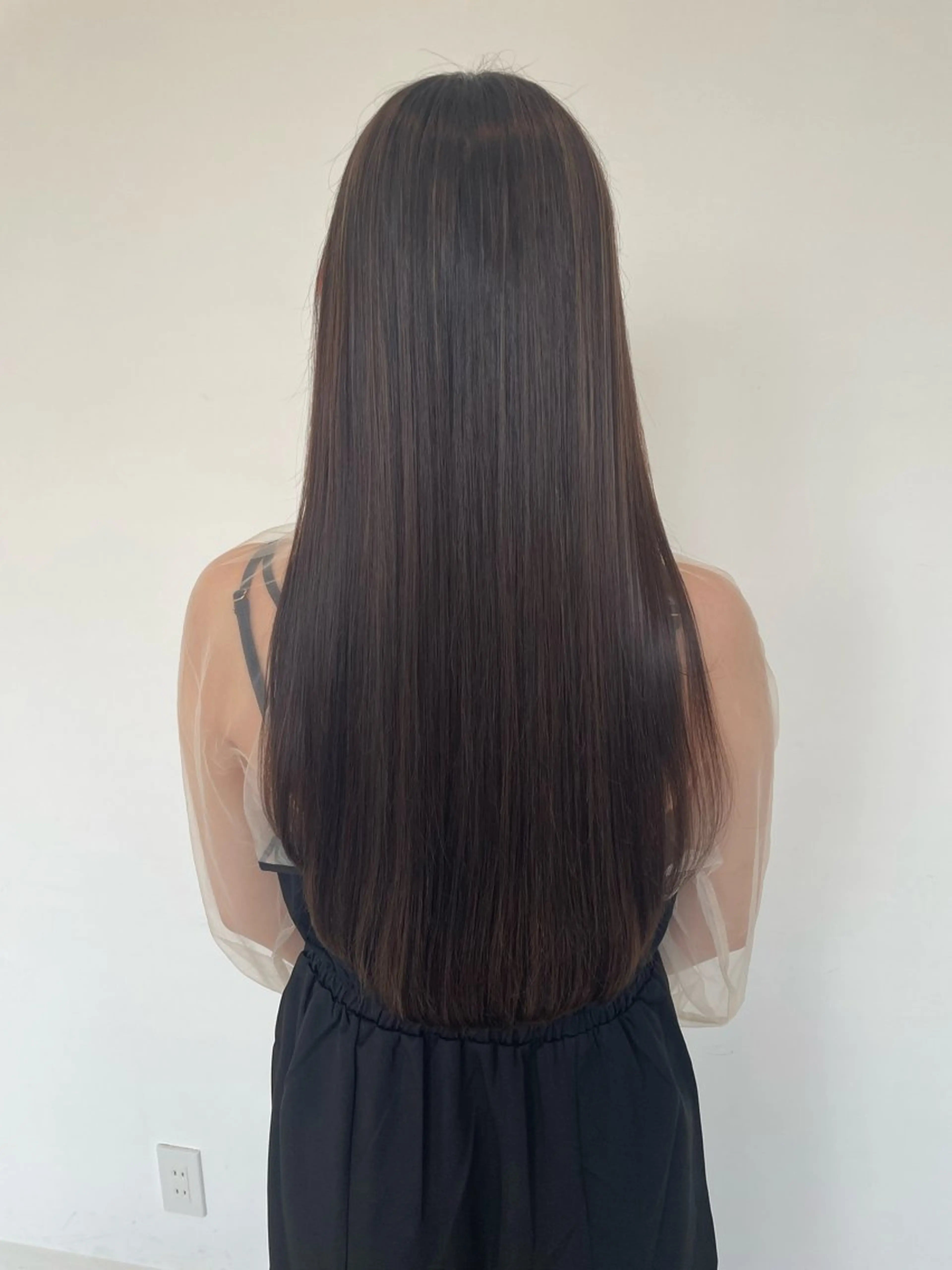 ロング 福井 茉菜美のヘアスタイル