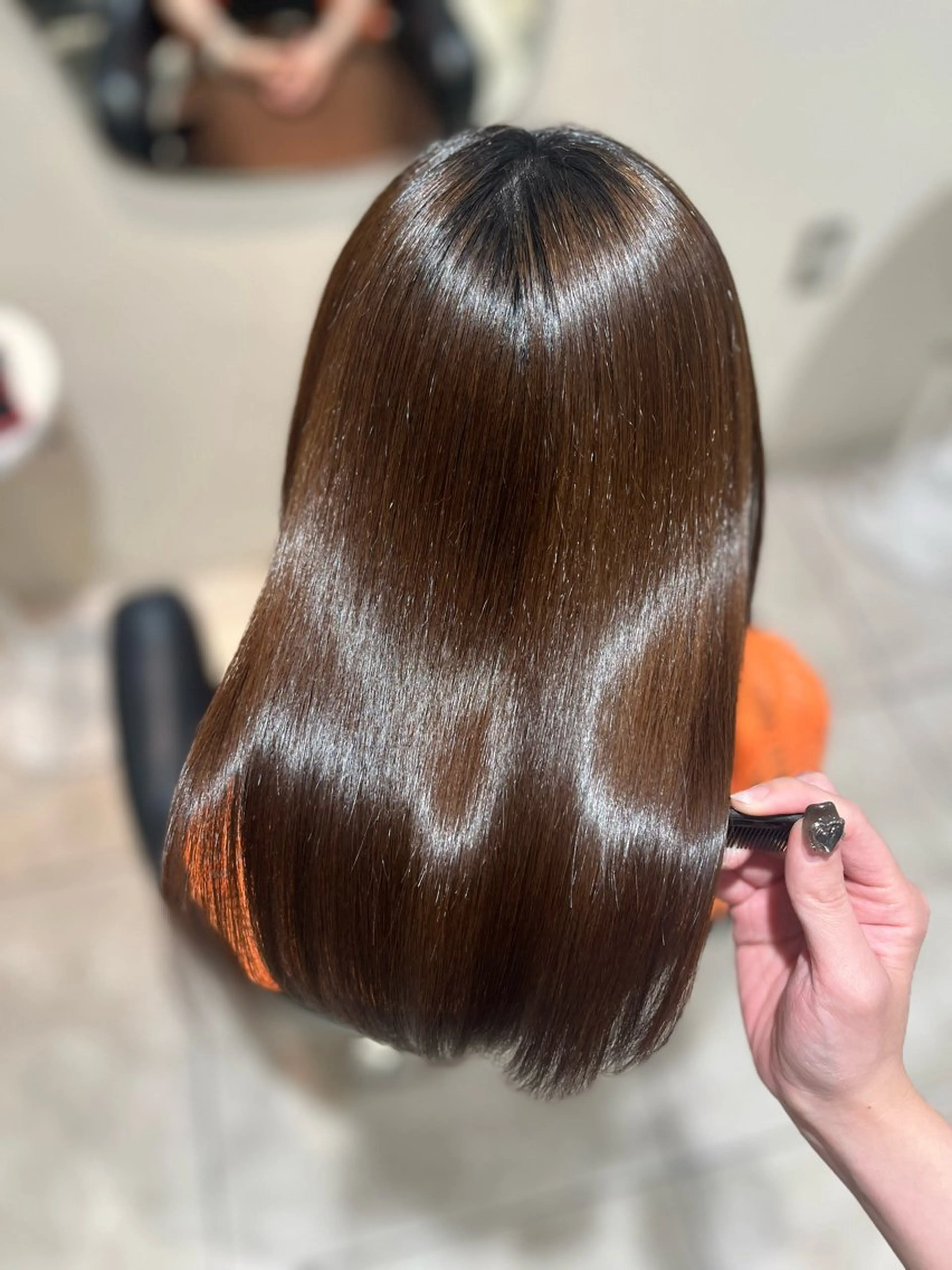 ミディアム パーマ 縮毛矯正 トリートメント 🫧美髪縮毛矯正🫧 Haruのヘアスタイル