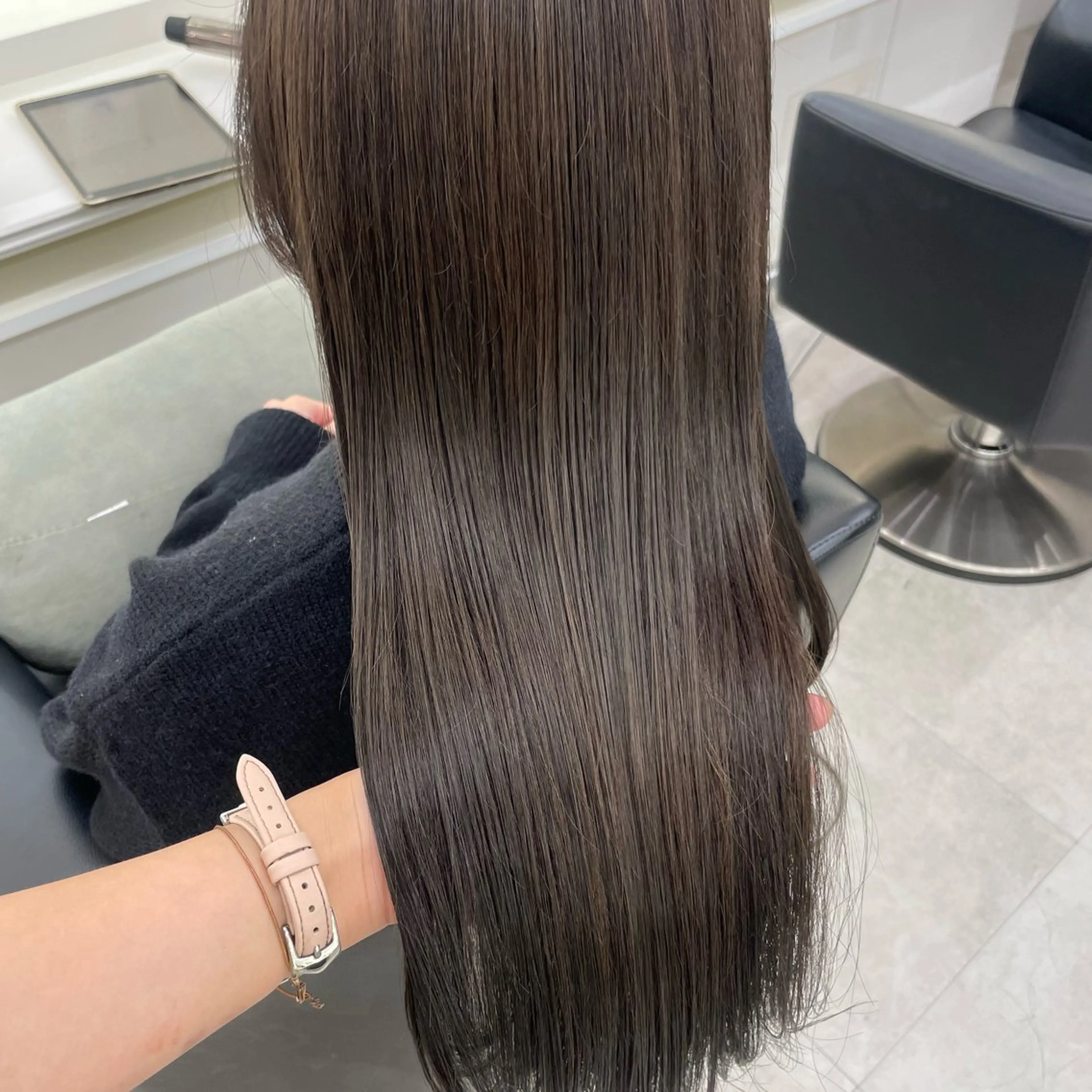 U-25🧁🤍【質感再生カラー】＋【似合わせカット】の写真