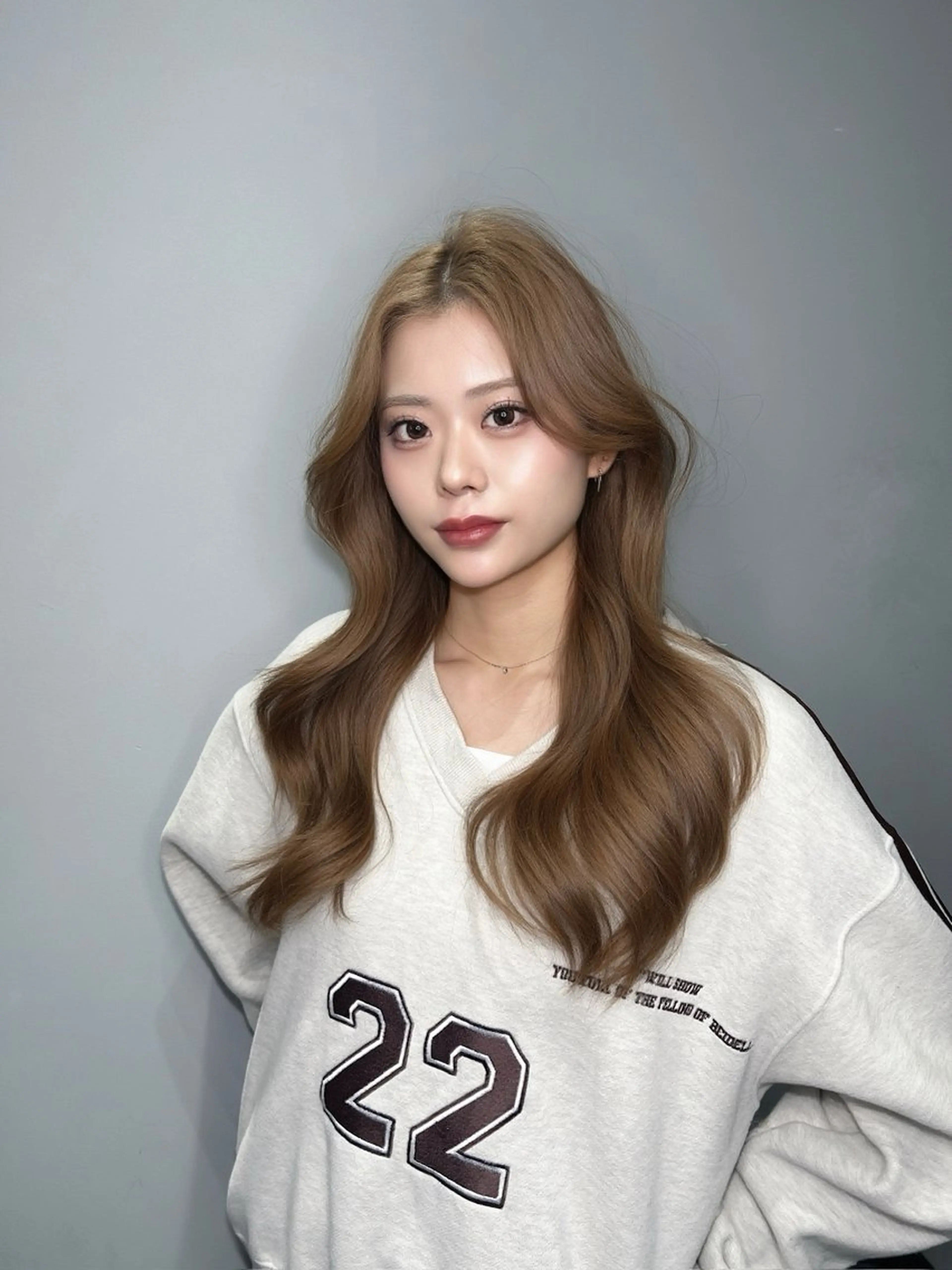 ロング カラー カット ヘアカラー トリートメント ワンホン×韓国/ 髪質改善/itaruのヘアスタイル