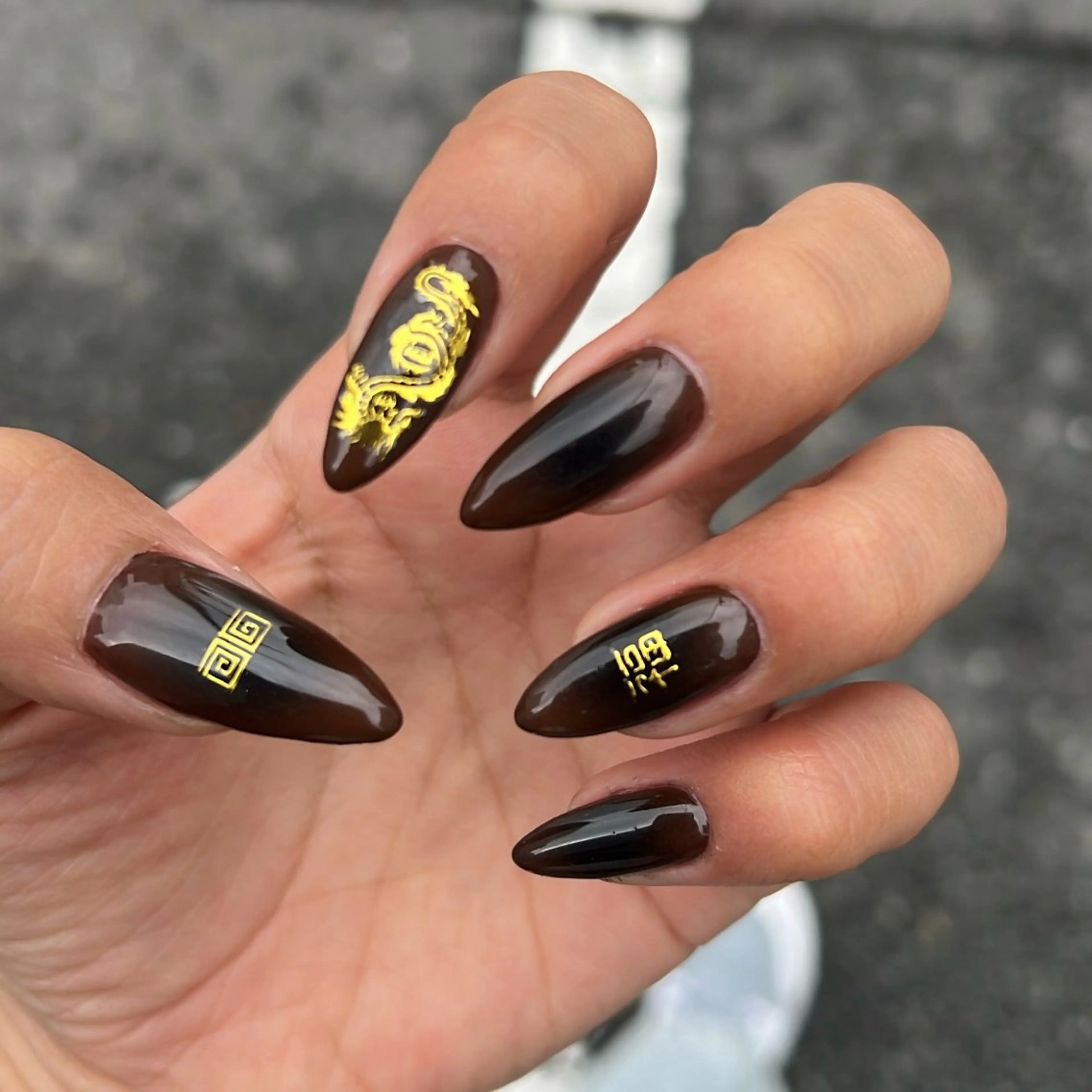 エアブラシネイル🤎の写真