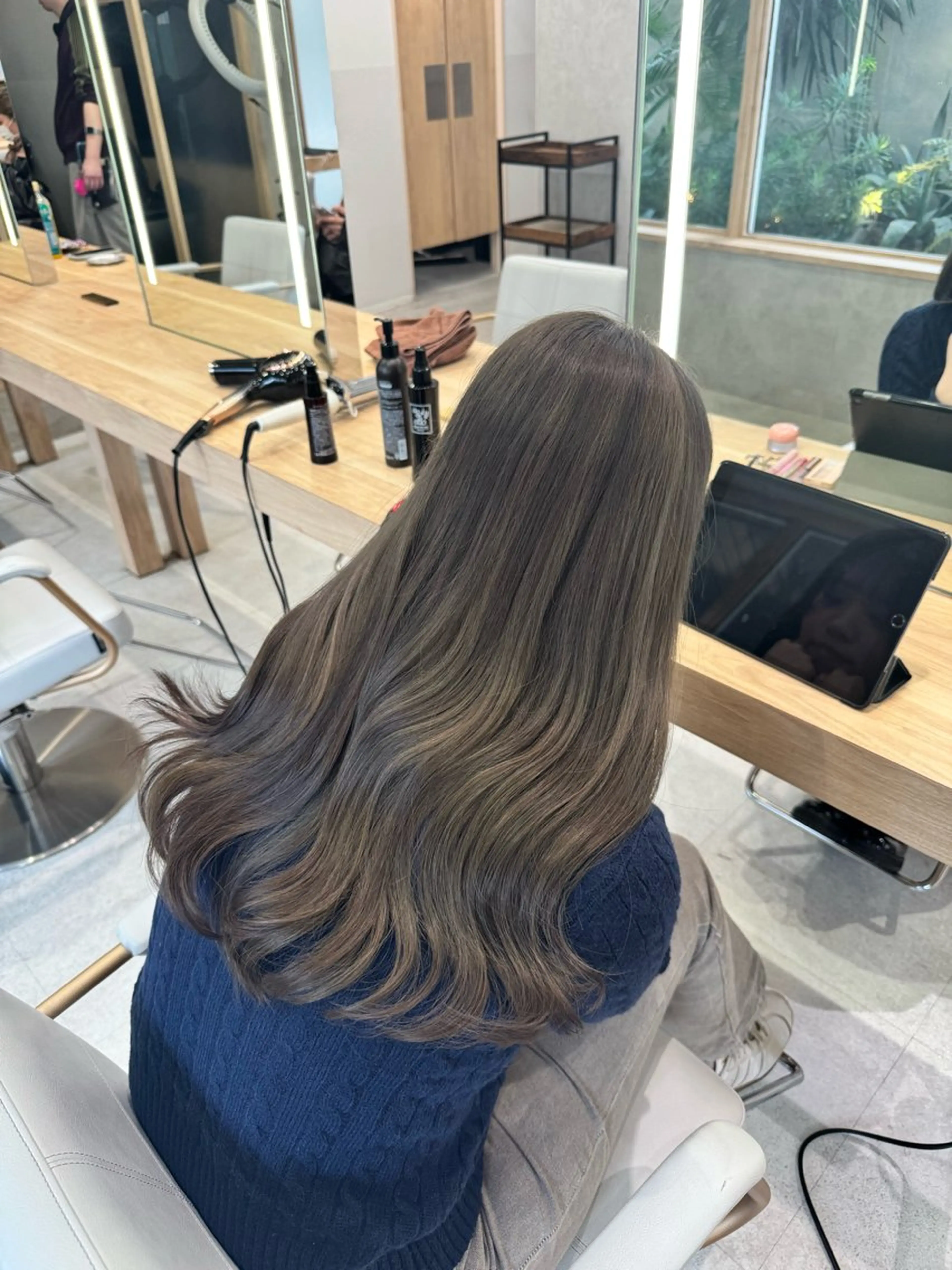 ロング カラー カット ヘアカラー 🩷渋谷/韓国レイヤ ー/透明感Sayaのヘアスタイル