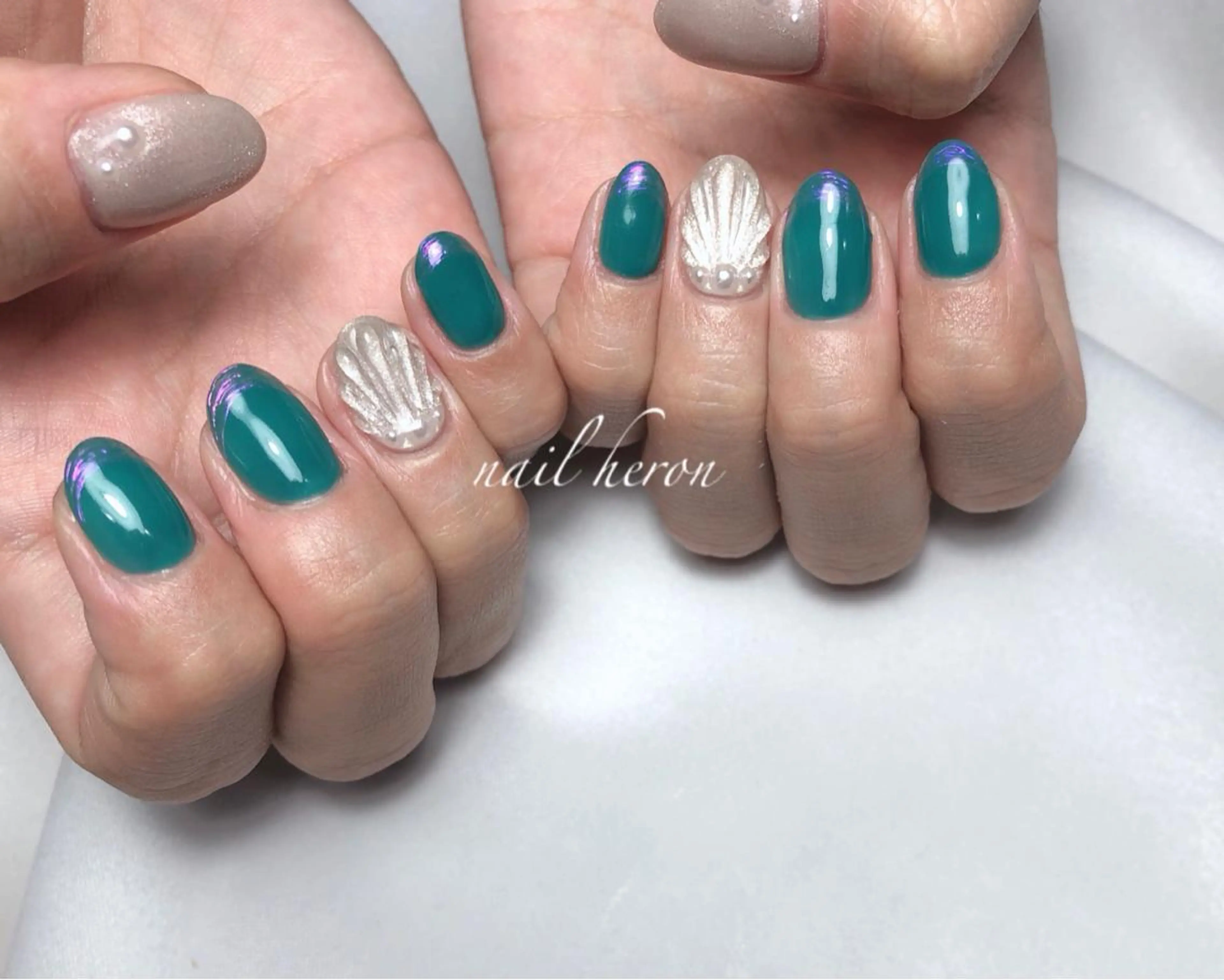 ネイル ハンドネイル saki_ nail heronのネイルデザイン