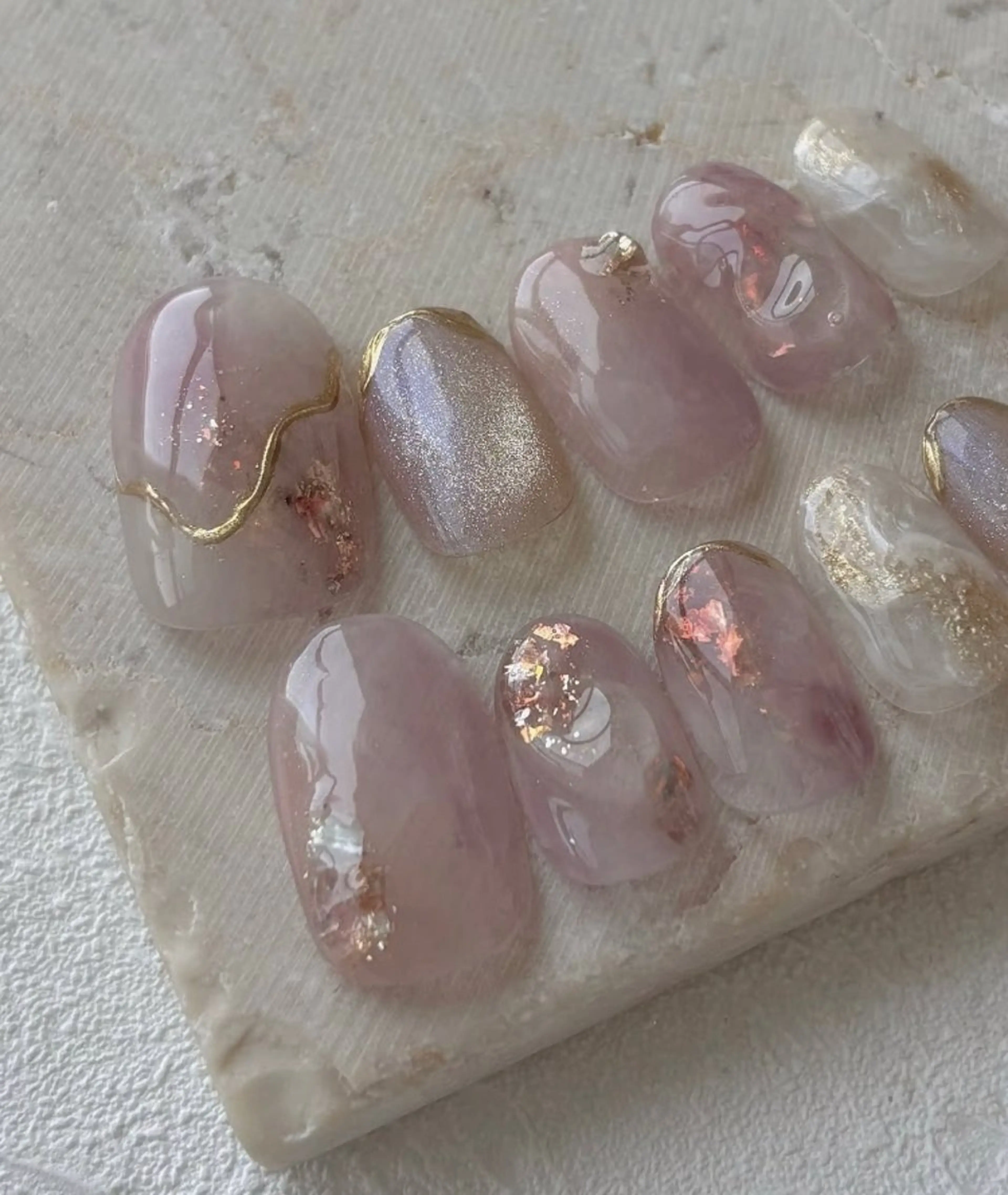カラー ハンドネイル  Nail 秋(アキ)のネイルデザイン