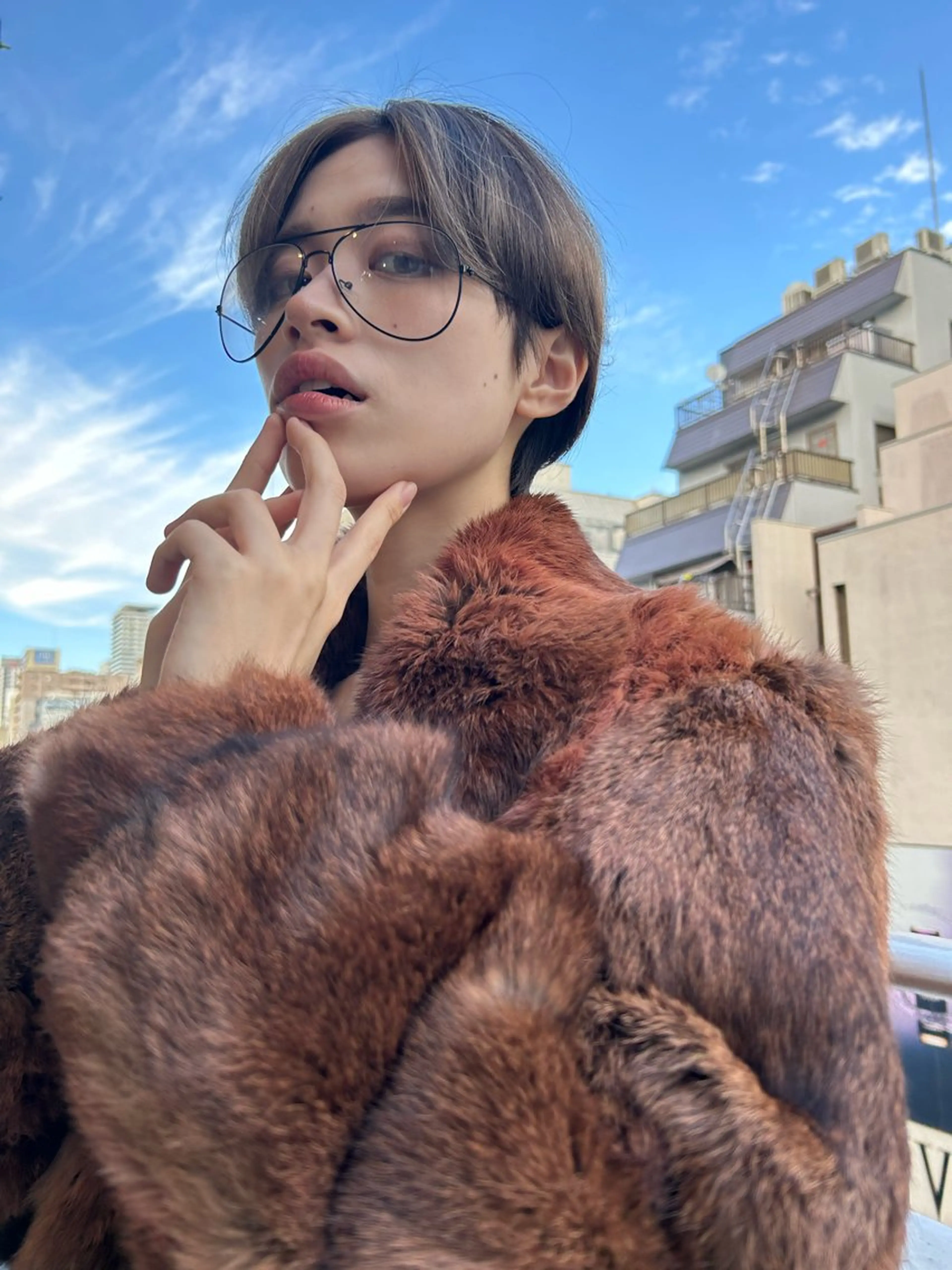 ショート カラー ショート/ボブ/ 心斎橋/宮脇美奈のヘアスタイル