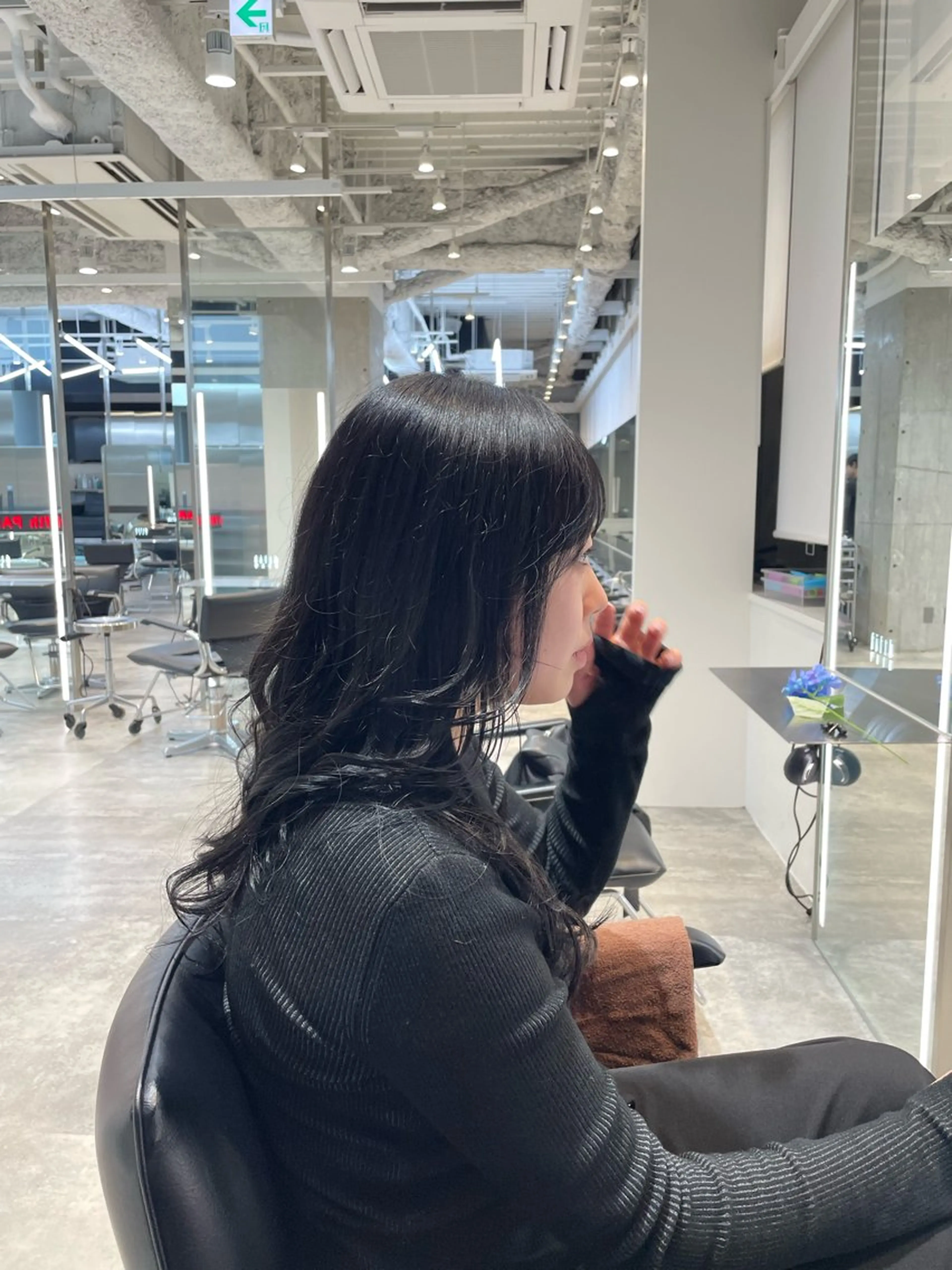 ロング カラー 黒髪 【fifth】上條 巧真のヘアスタイル