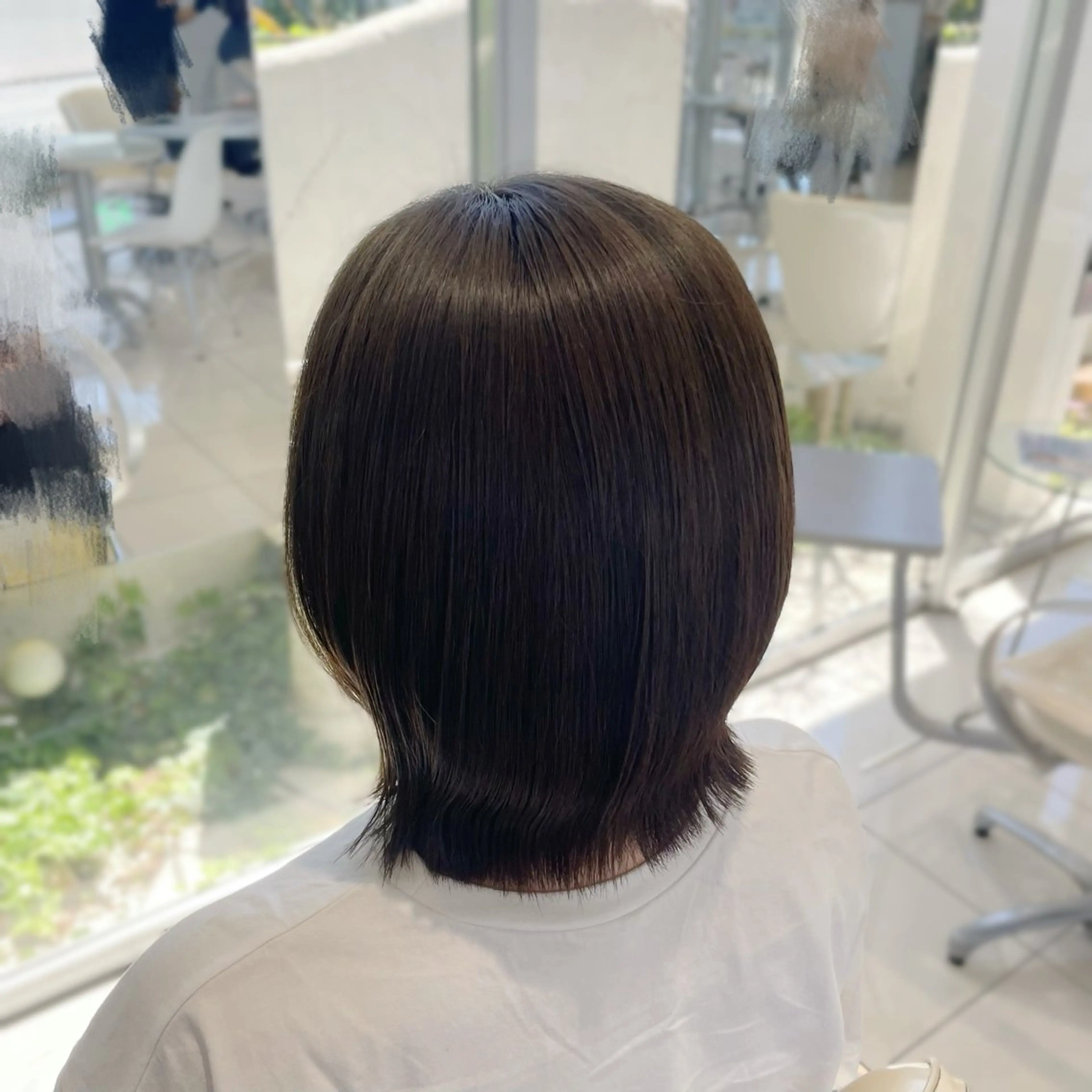 ミディアム カラー ヘアアレンジ チョコレートカラー/ 𝐒𝐚𝐤𝐢のヘアスタイル