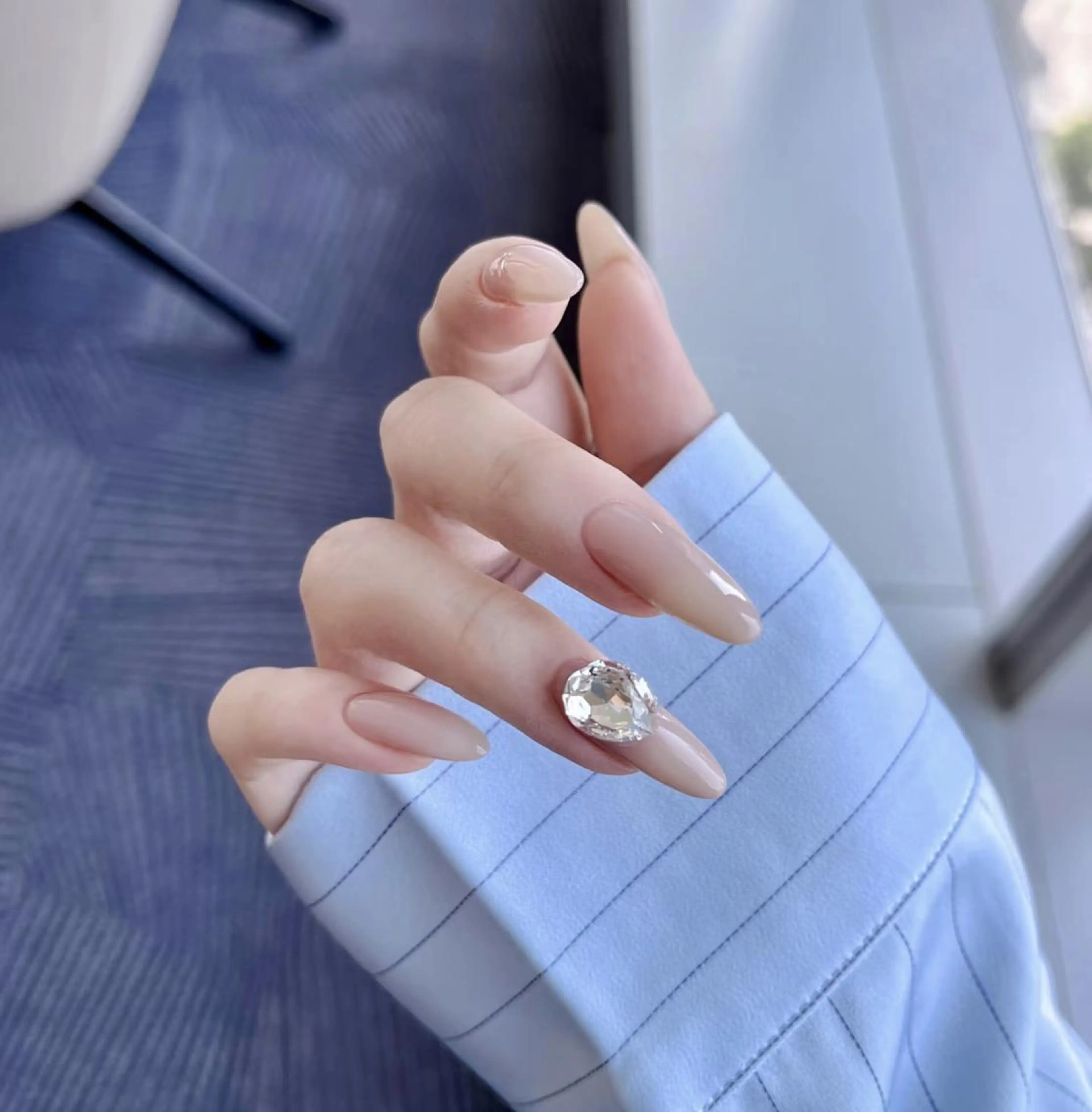 ネイル By moonネイル 🌷ワンホン/韓国風のネイルデザイン