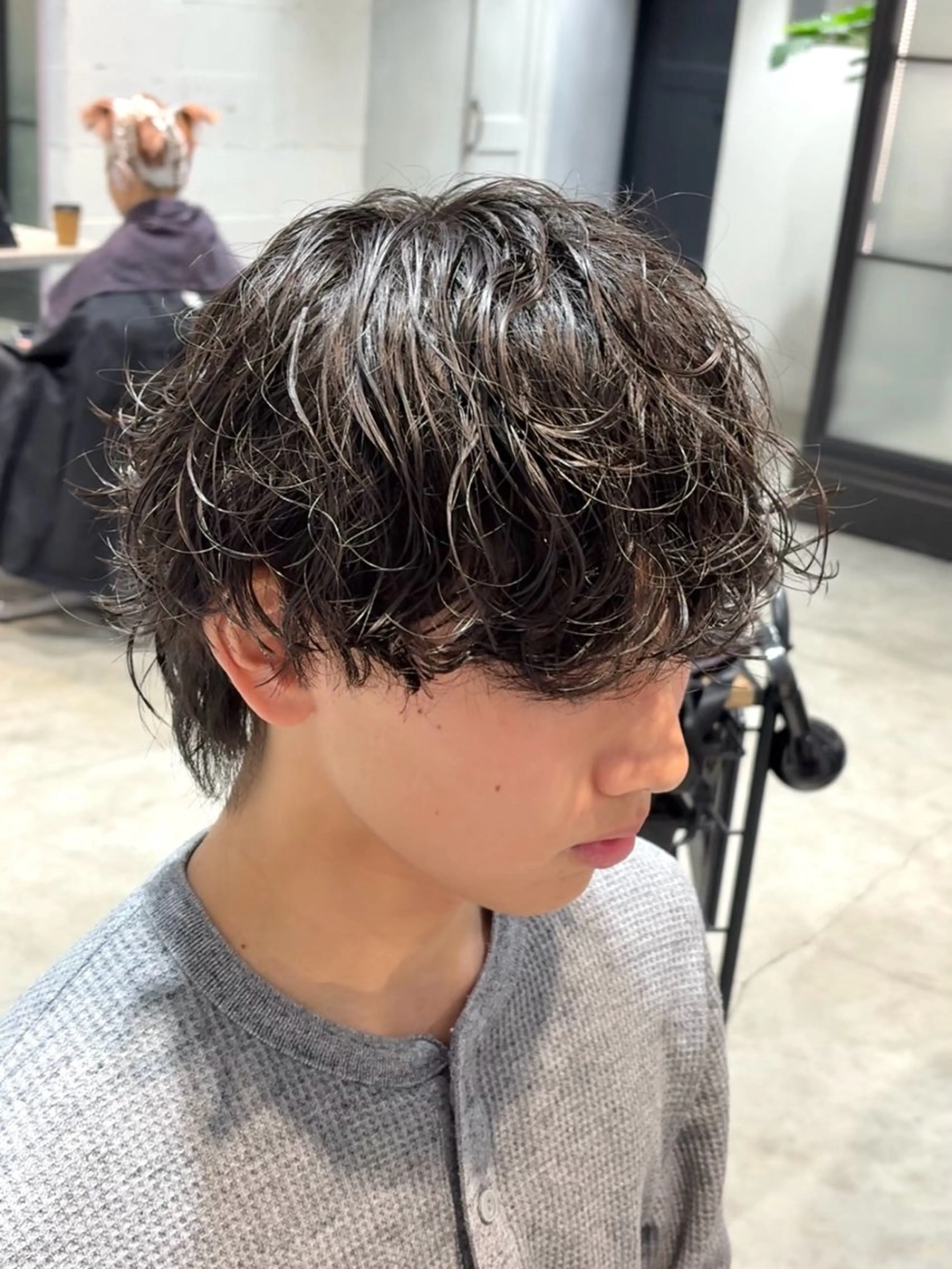 パーマ メンズ メンズパーマ カット パーマ トリートメント メンズカット松戸/韓 国/メンズパーマ航太のヘアスタイル