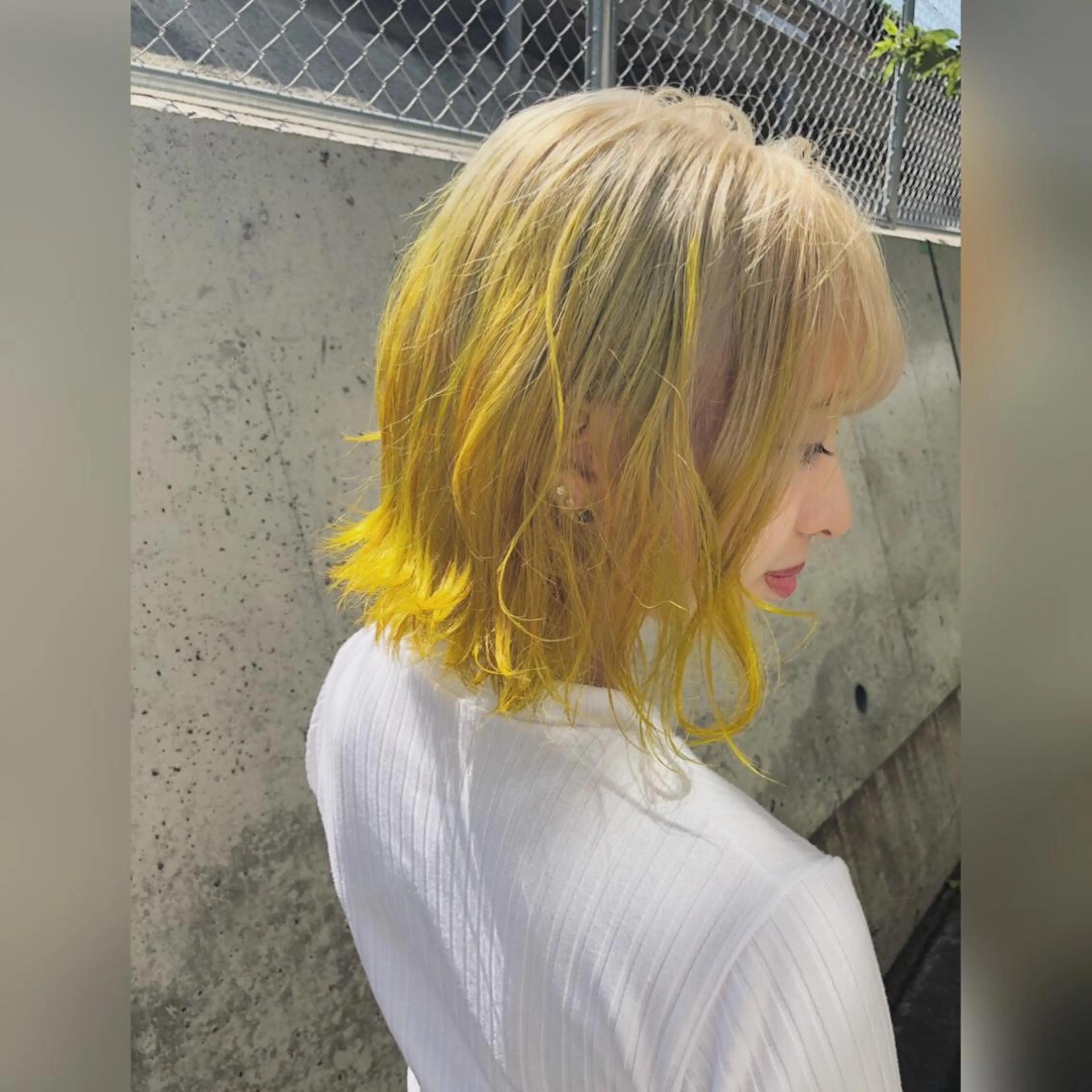 ミディアム カラー 圧倒的美髪ストレート ツダケイタロウのヘアスタイル