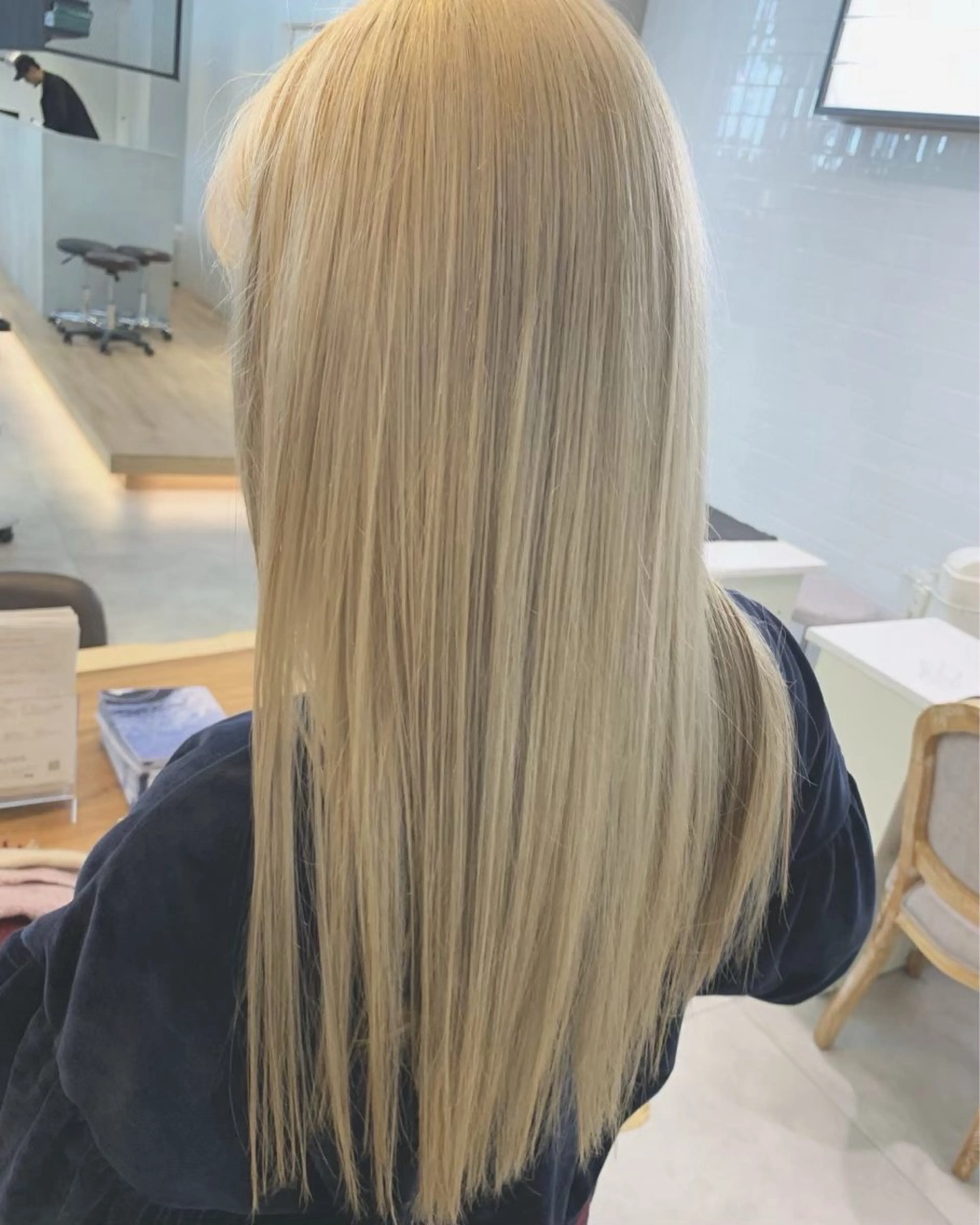 【❄️当日限定❄️】艶カラー✨+トリートメント🫧+ライトマッサージ💆♀️の写真