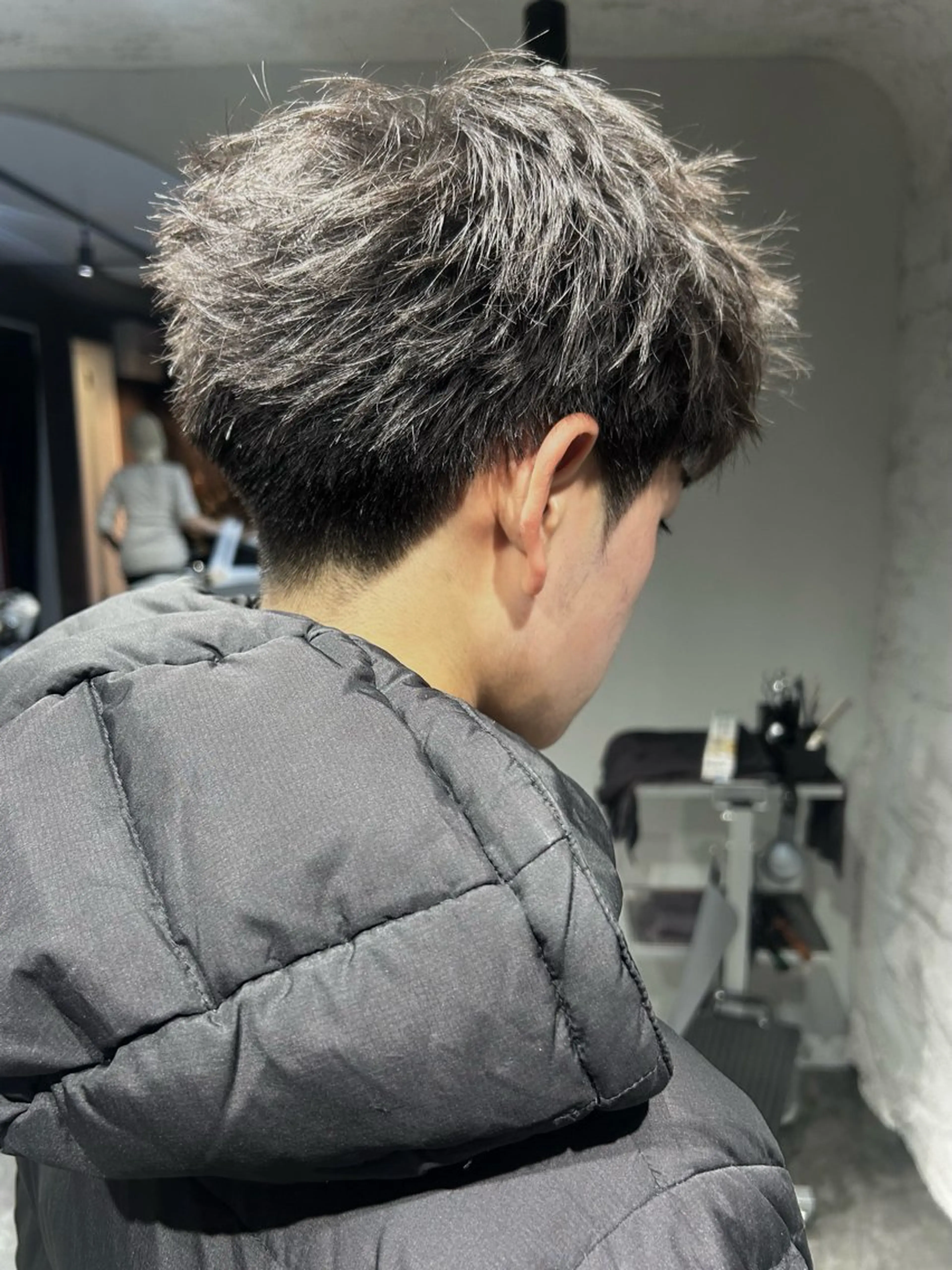 メンズ センターパート メンズ韓国風 マッシュ メンズパーマ 刈り上げ 船橋/パーマ/メンズ キチ/RITSU🪡のヘアスタイル