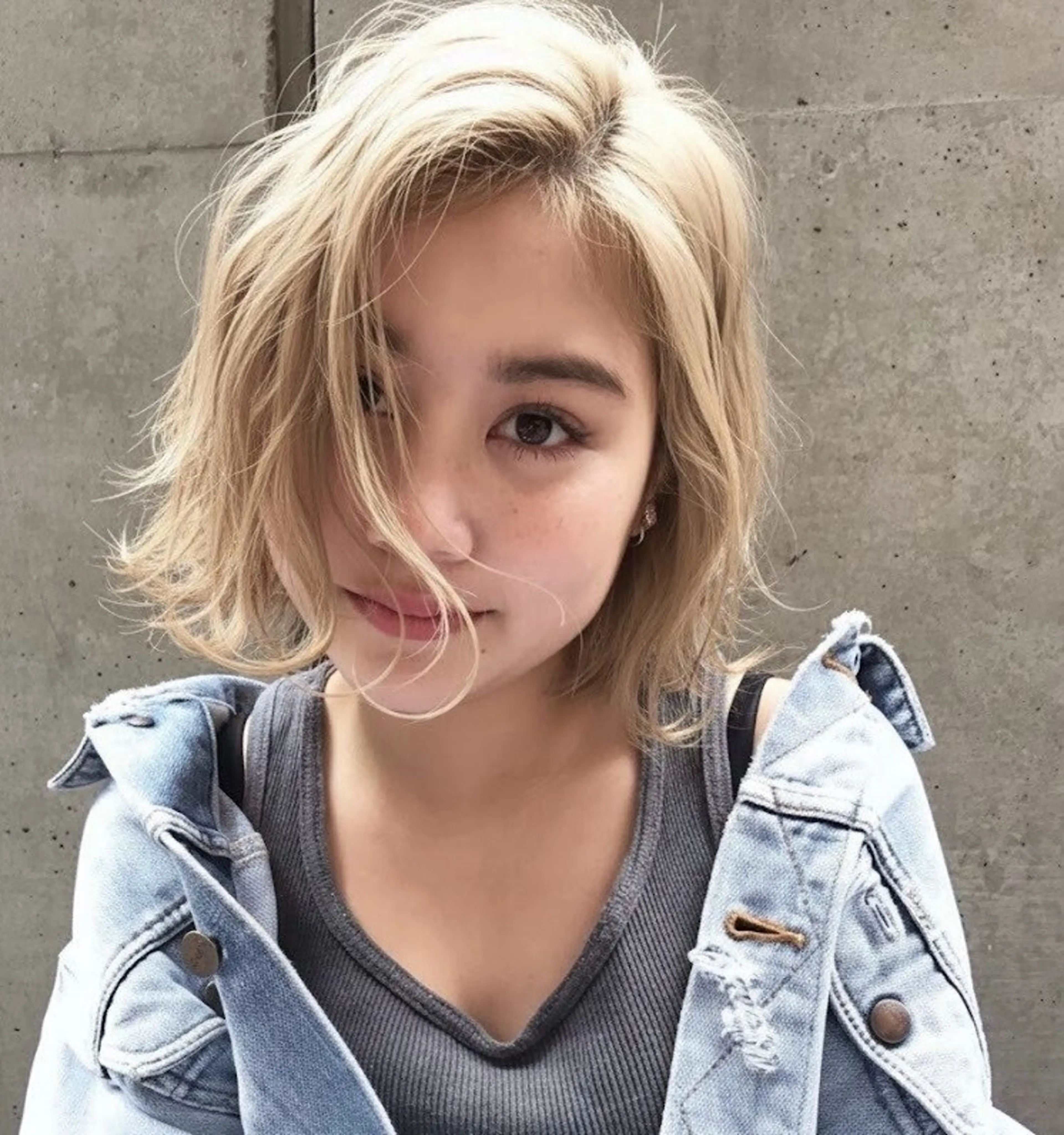 ショート ボブレイヤー ボブ レイヤーカット ヘアカラー 池袋/レイヤーカット /ブリーチ/YUTAのヘアスタイル