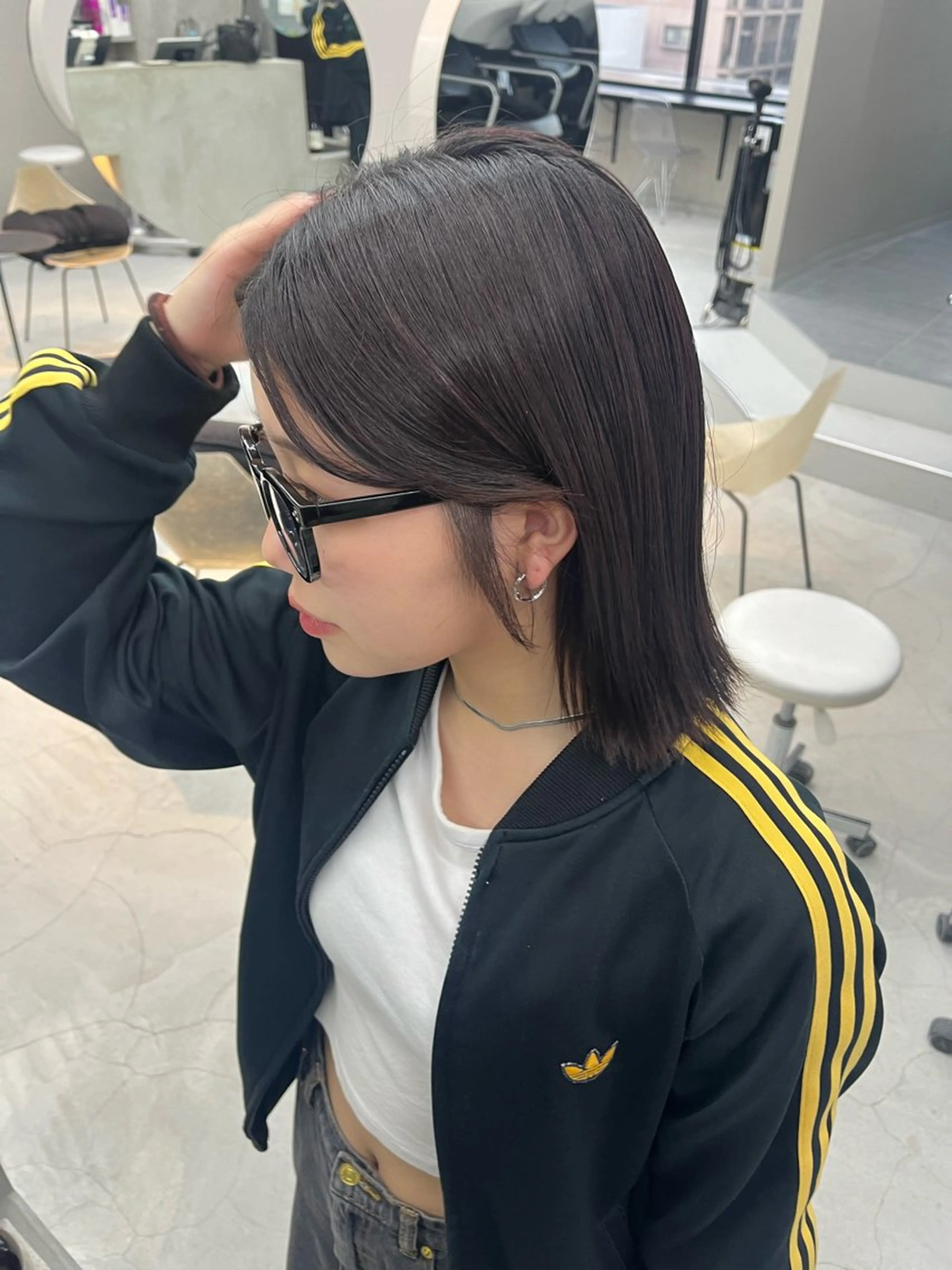 ミディアム トリートメント kurune fuyuのヘアスタイル