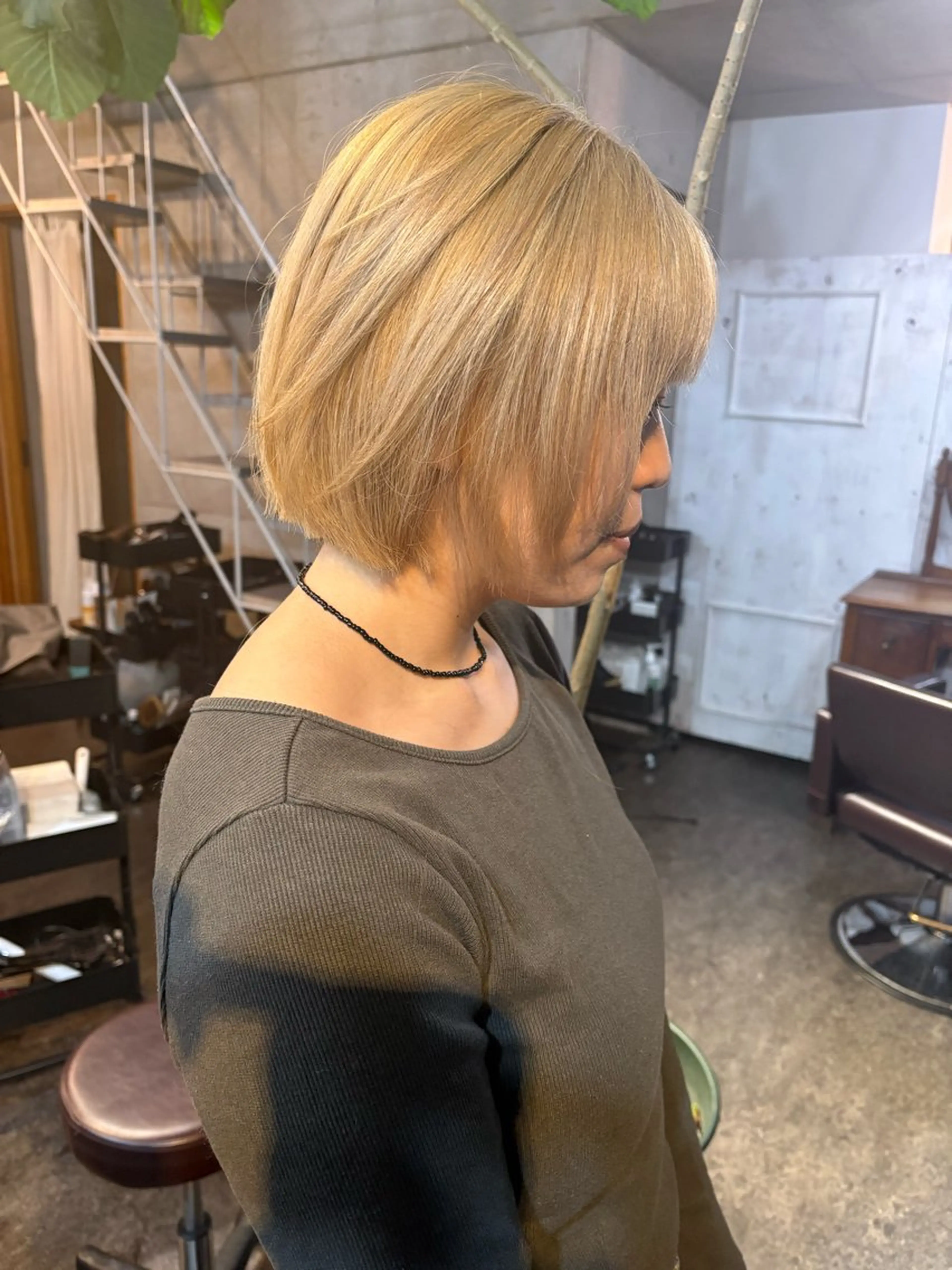 ショート ヘアカラー トリートメント モリモト サナのヘアスタイル