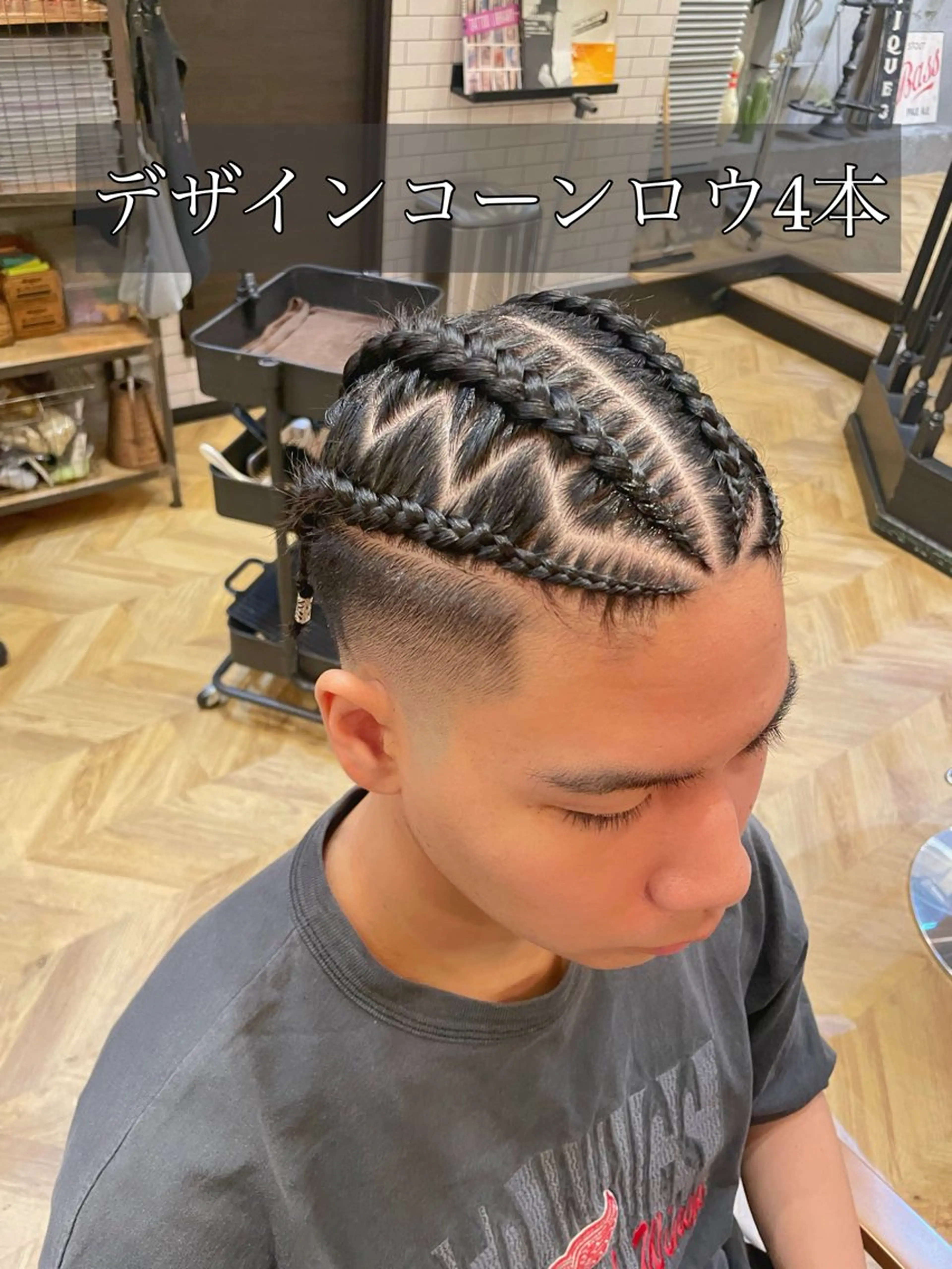 ヘアアレンジ メンズ シールエクステ メンズブリーチ フェードカット メンズハイライト メンズハイトーン ヘアセット エクステ指名No.1 【店長】橘田のヘアスタイル