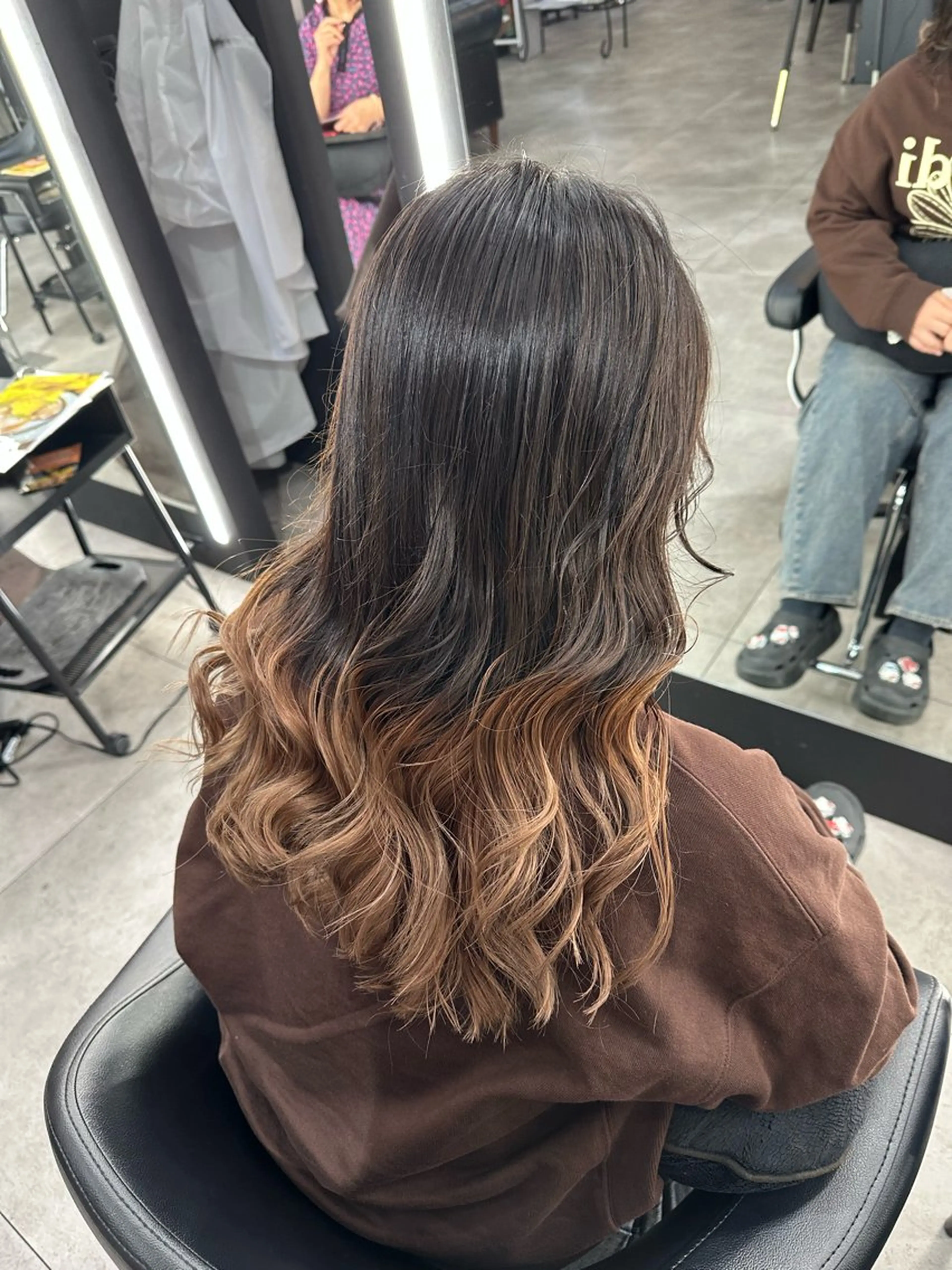 カラー ベージュカラー ブリーチ 透明感カラー グラデーションカラー 徳永 瑚心のヘアスタイル