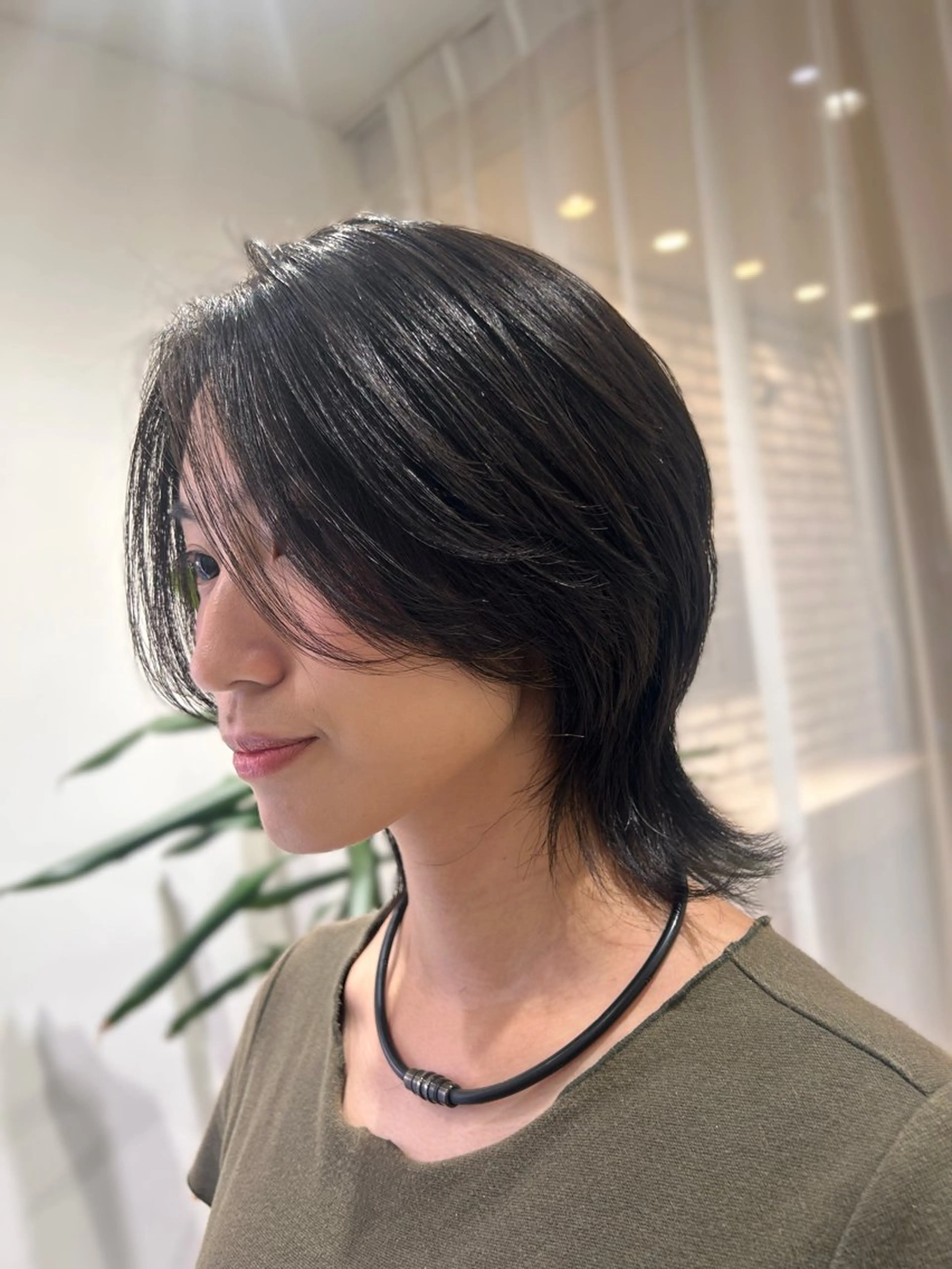 ミディアム 🤎オリーブカラー× パーマ特化💫森口のヘアスタイル