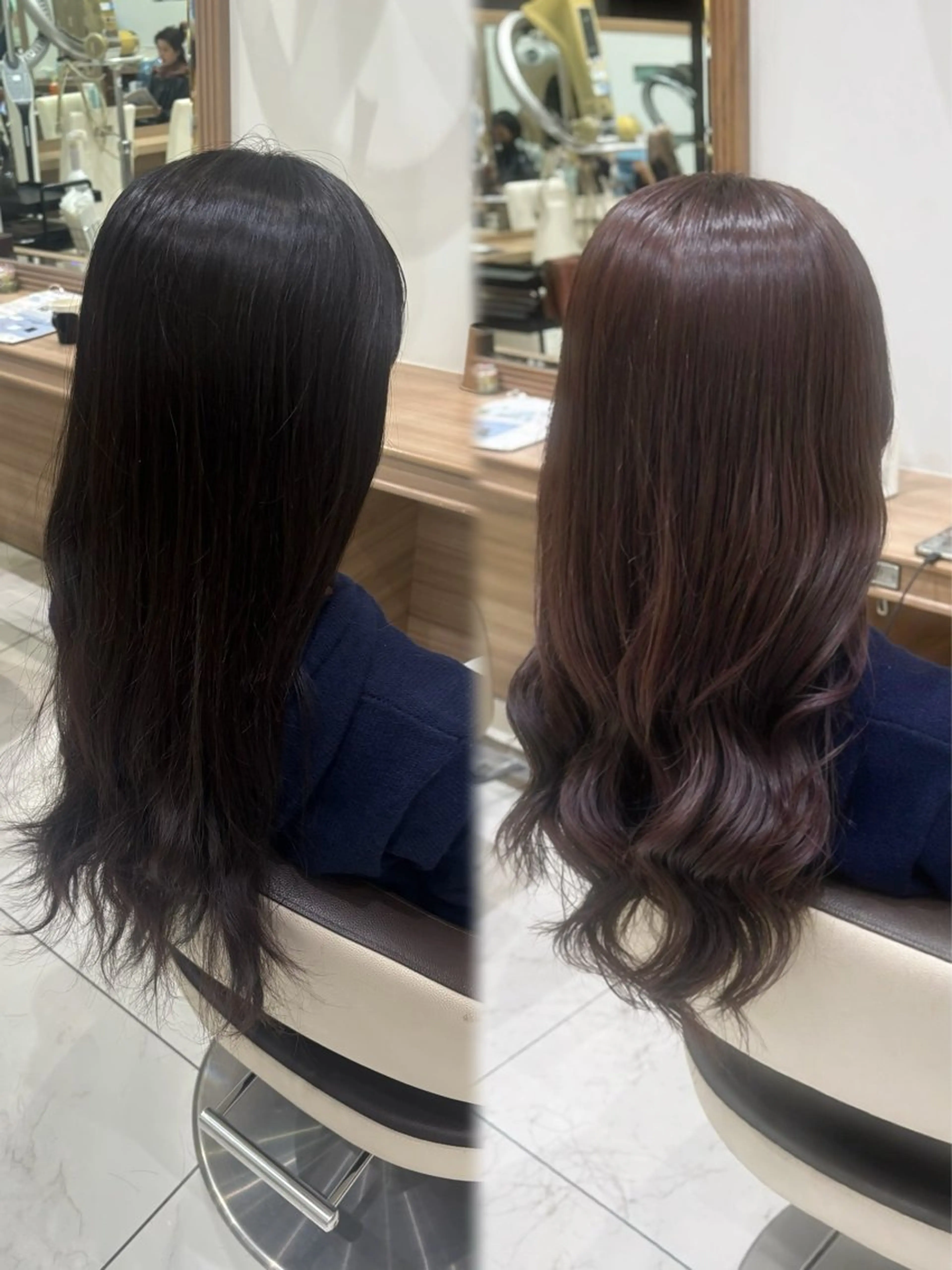 ロング カラー ラベンダーカラー ピンクカラー ピンクラベンダー ⭐️NANA/ メンズカットのヘアスタイル