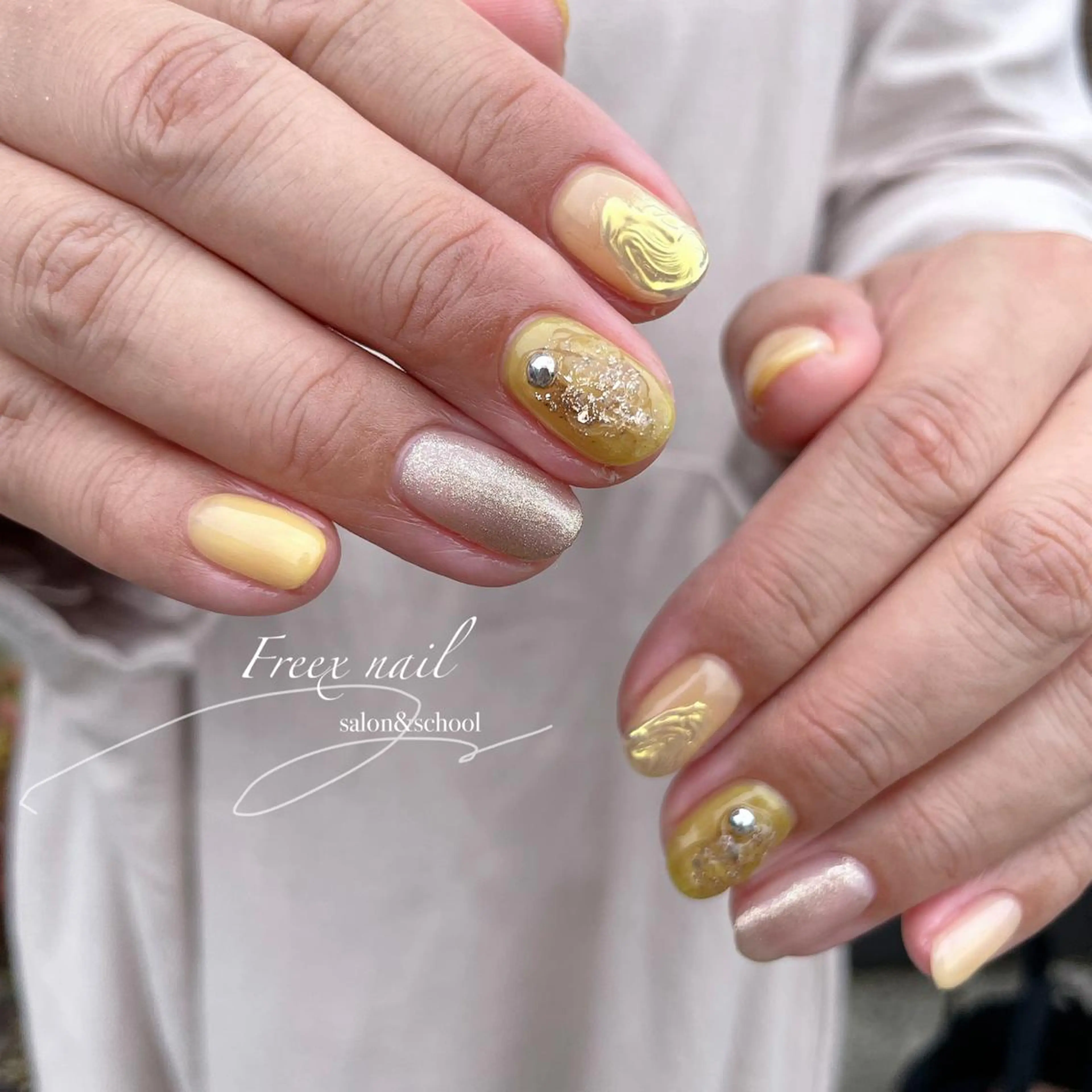 ネイル ニュアンスネイル ハンドネイル ハンドケア freex nail /ニュアンス/個性派のネイルデザイン