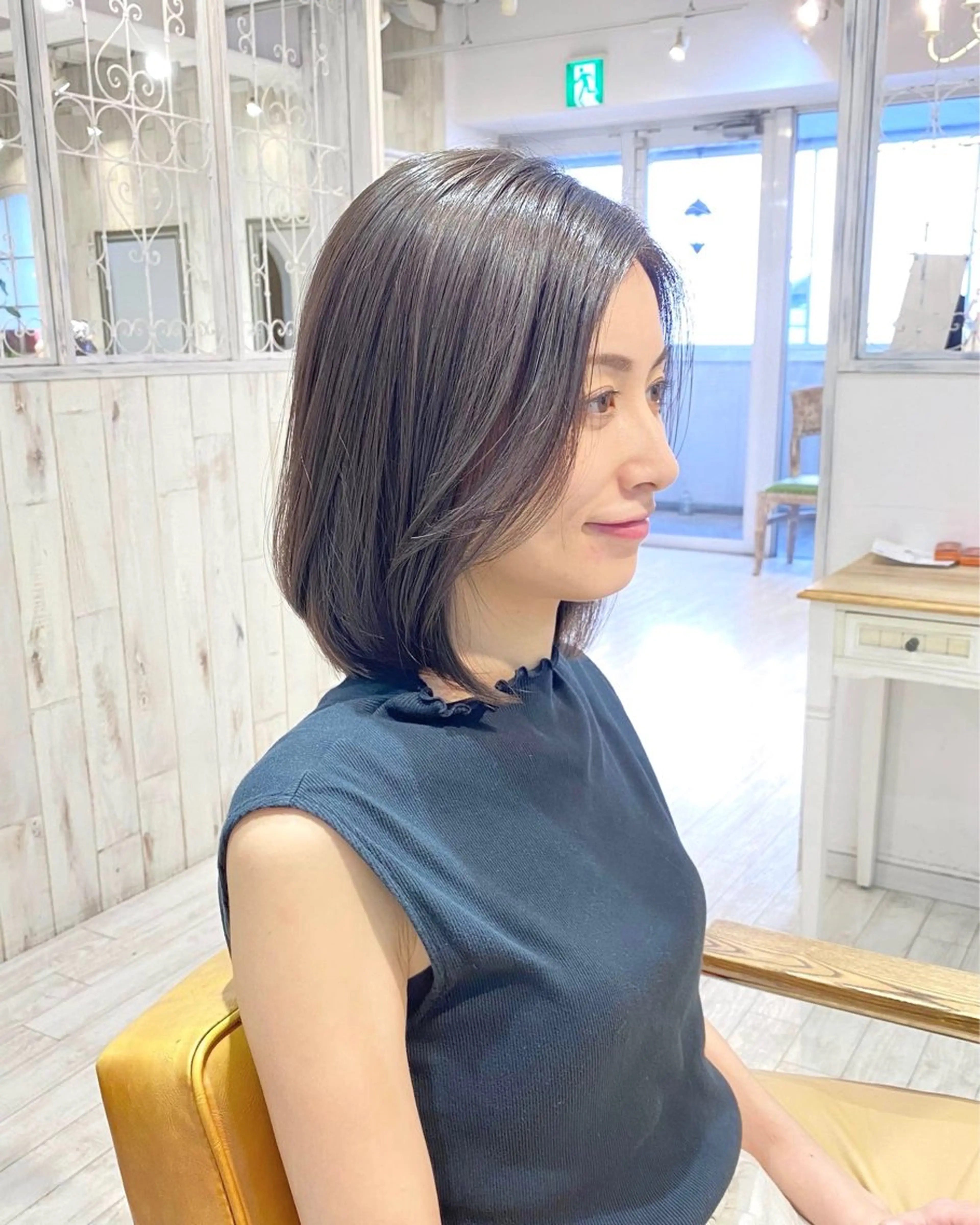 【ご新規様限定🤲】カット＋人気の艶カラー＋人気のオージュア✨超音波トリートメントの写真