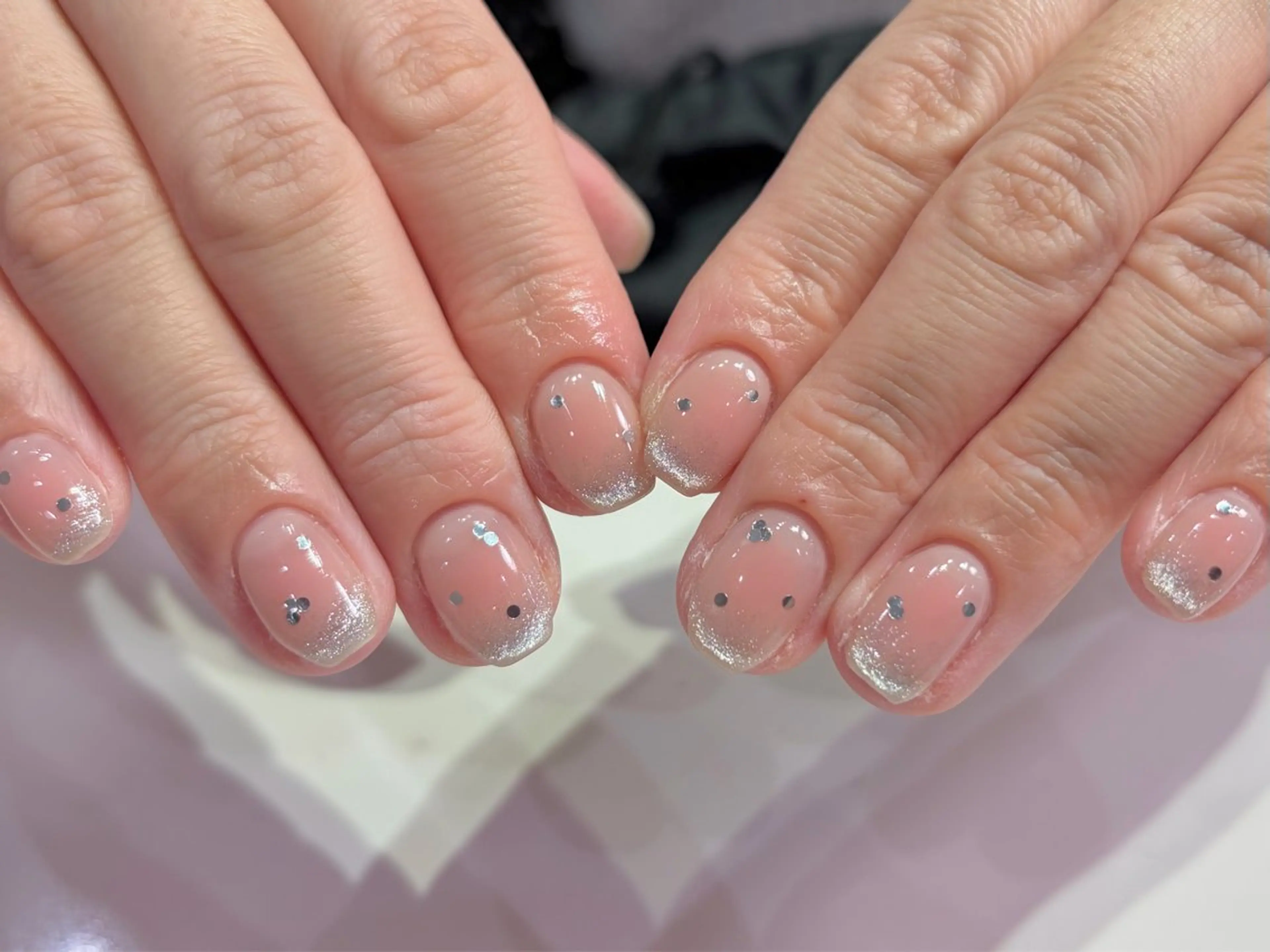 ネイル チークネイル フレンチネイル Akazawa Nanaのネイルデザイン