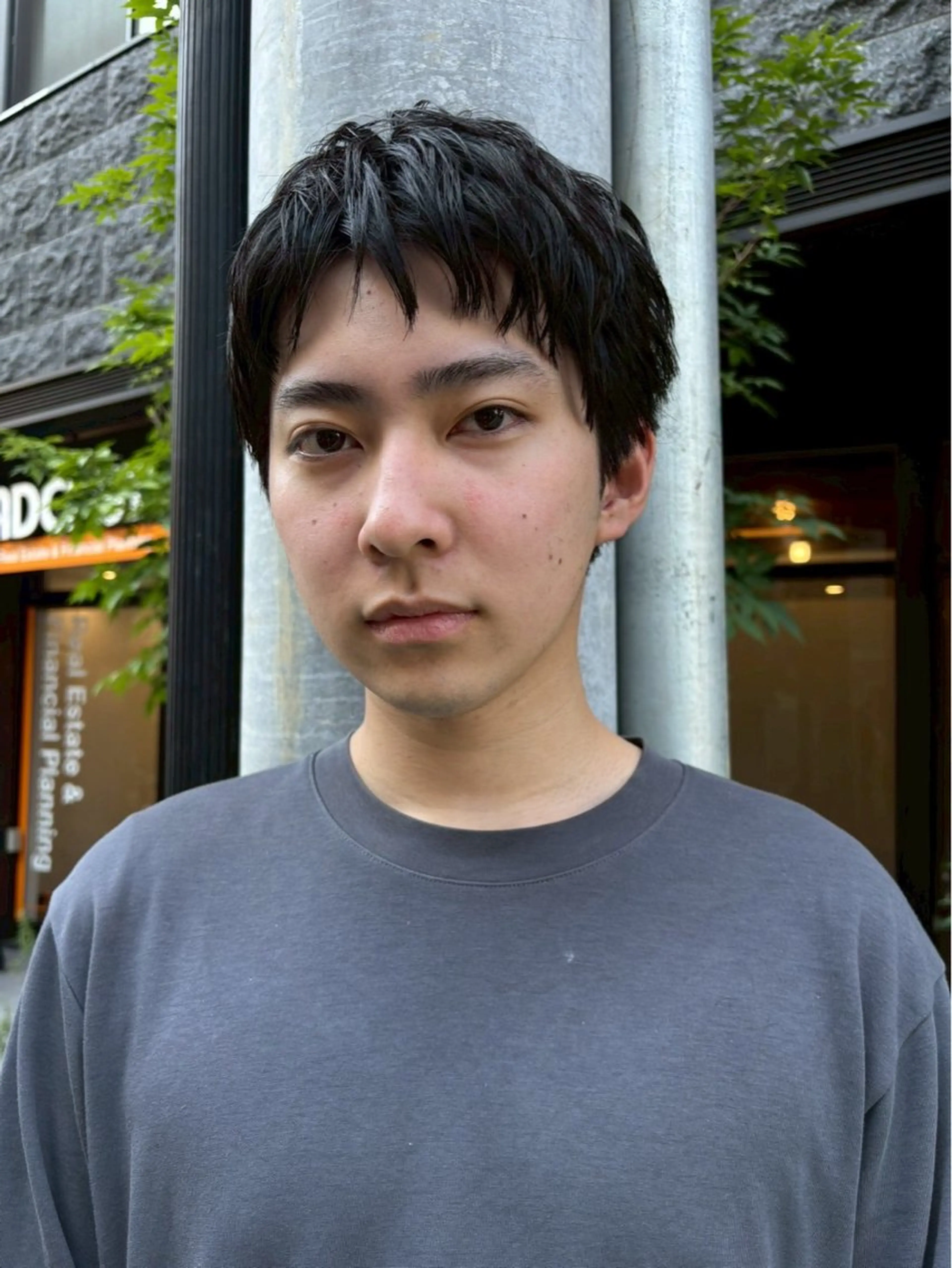 ショート パーマ メンズ ショートボブ メンズブリーチ フェードカット メンズハイライト メンズインナーカラー カット CEINE【セーヌ】 三軒茶屋のヘアスタイル