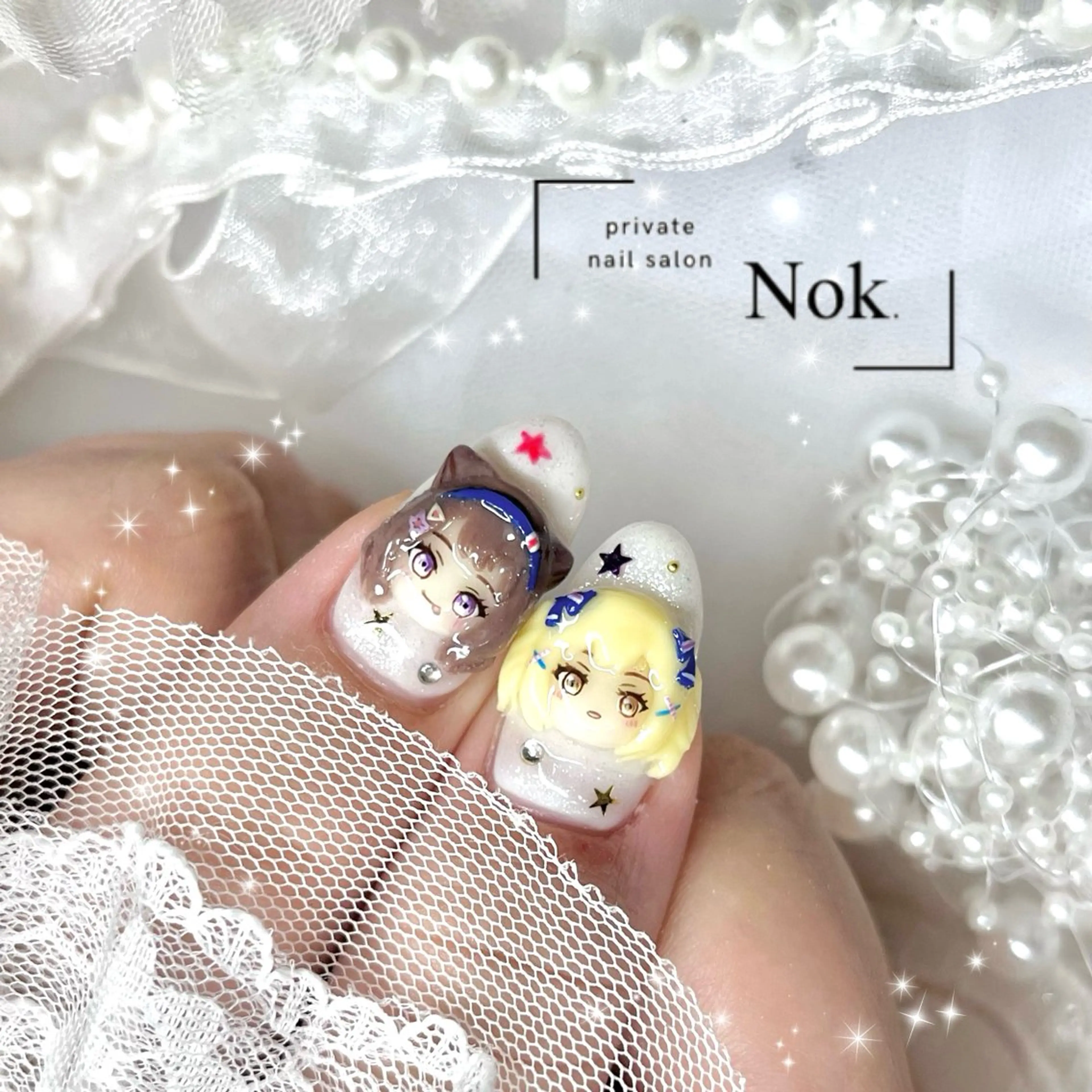 ネイル ハンドネイル 池袋痛ネイル Nok. 渡辺のネイルデザイン