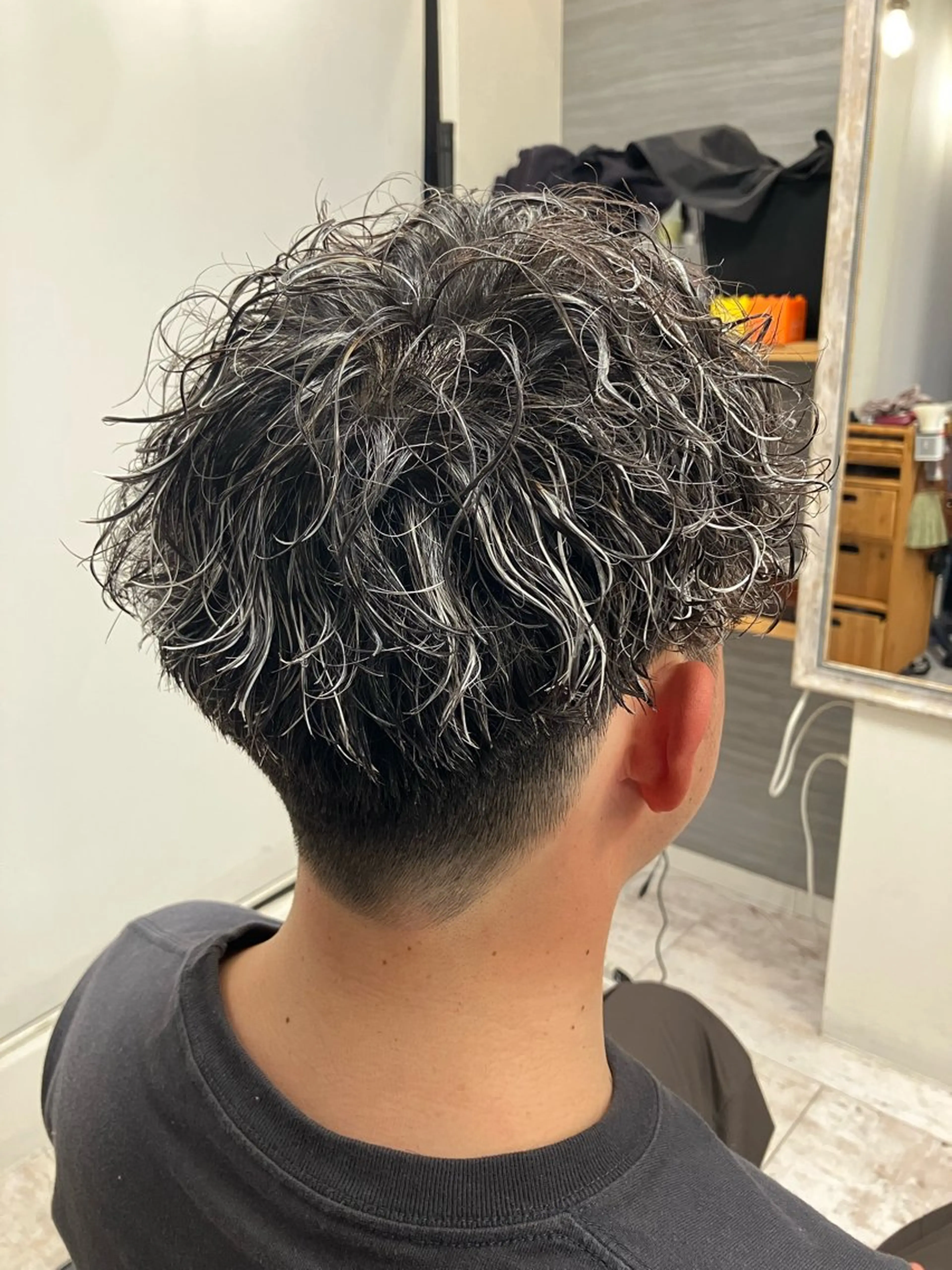 カラー パーマ メンズ カット ヘアカラー パーマ メンズ特化/パーマ/ フェードWATARUのヘアスタイル