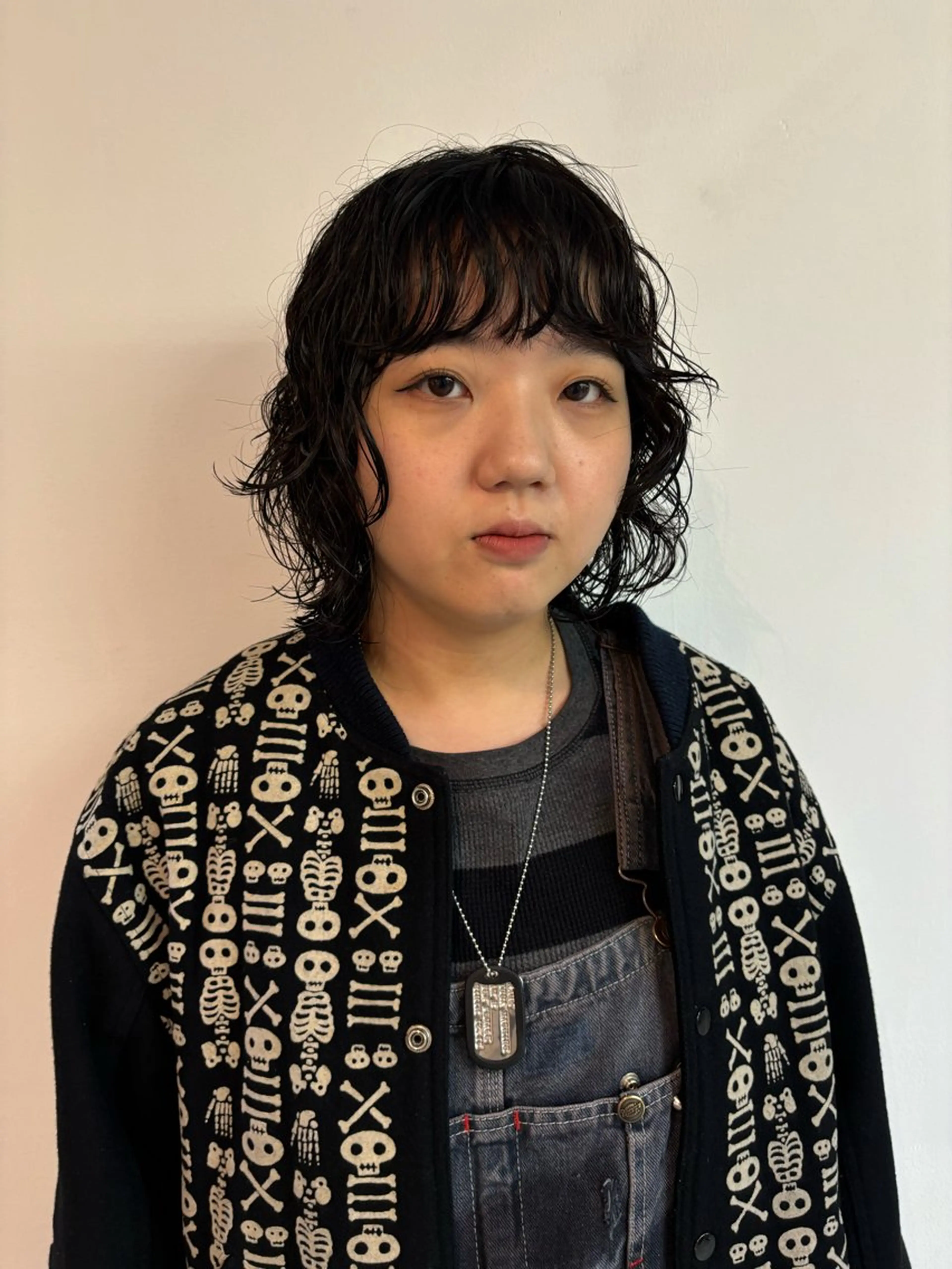 ミディアム パーマ カット パーマ sakura🌸 レイヤー/韓国ヘアのヘアスタイル