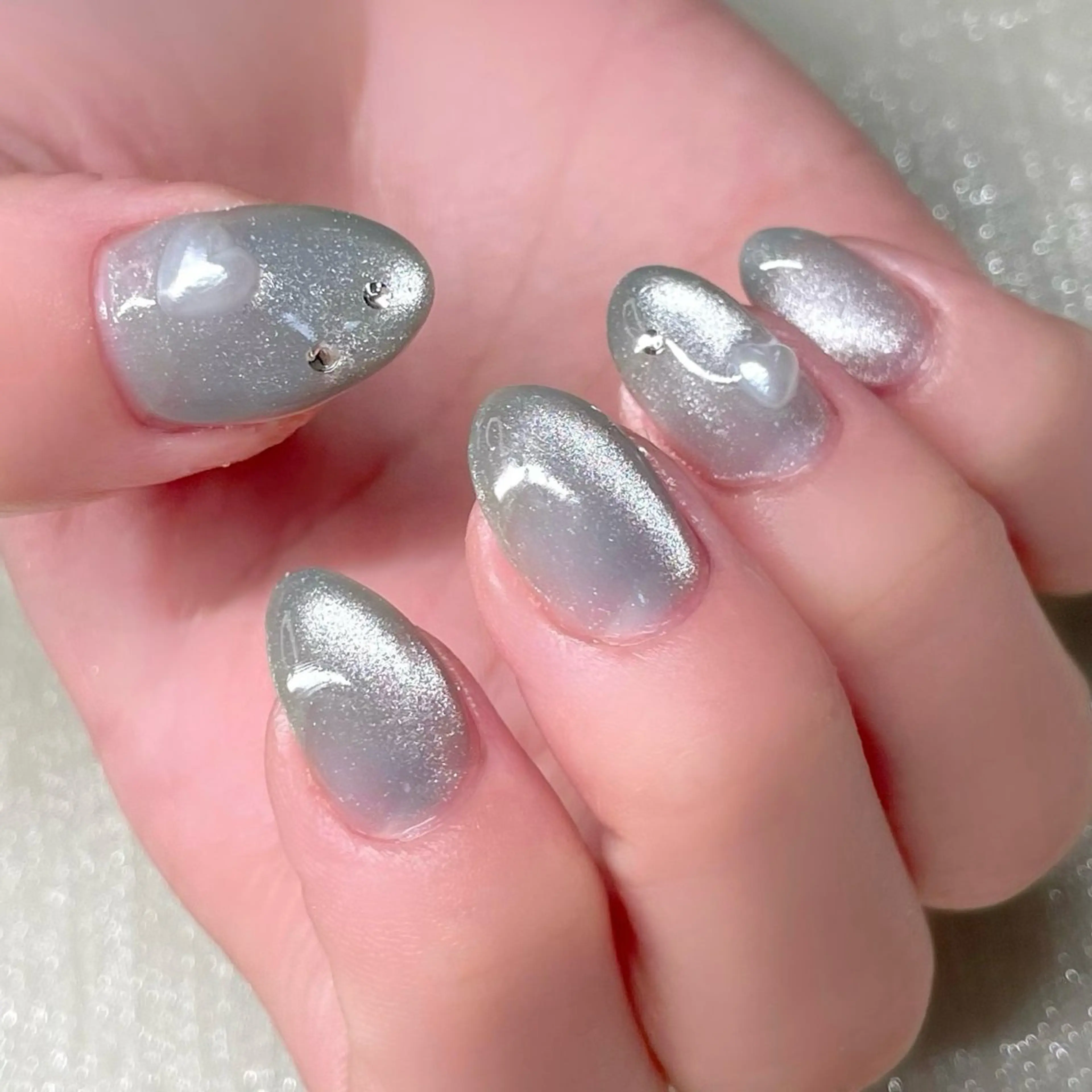 ネイル ストーンネイル ハンドネイル Nailist suzuのネイルデザイン