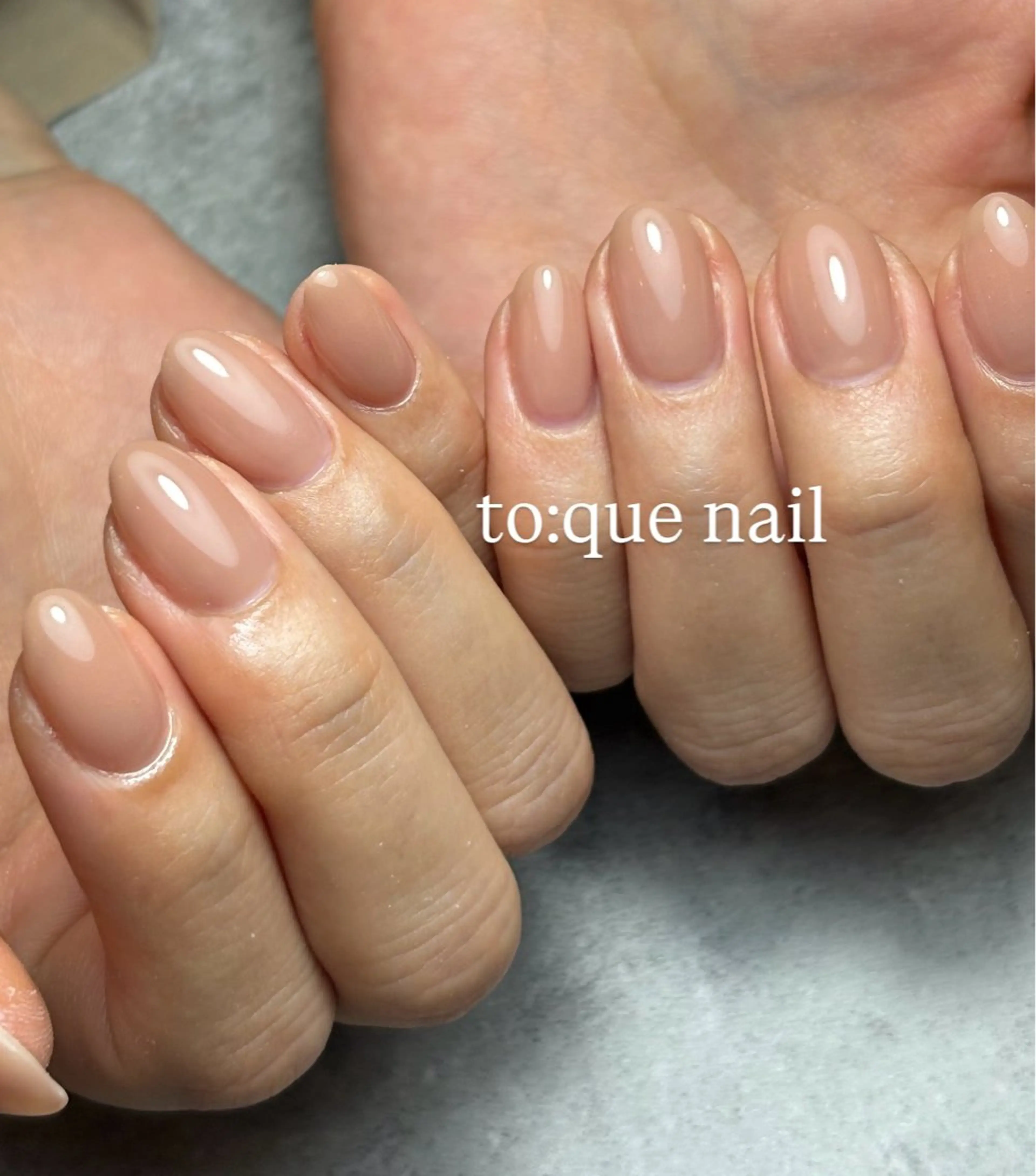 ネイル ジェルネイル オフィスネイル ワンカラーネイル パラジェル ハンドネイル 本町🤍ちゅるん 自爪育成✨🤍のネイルデザイン
