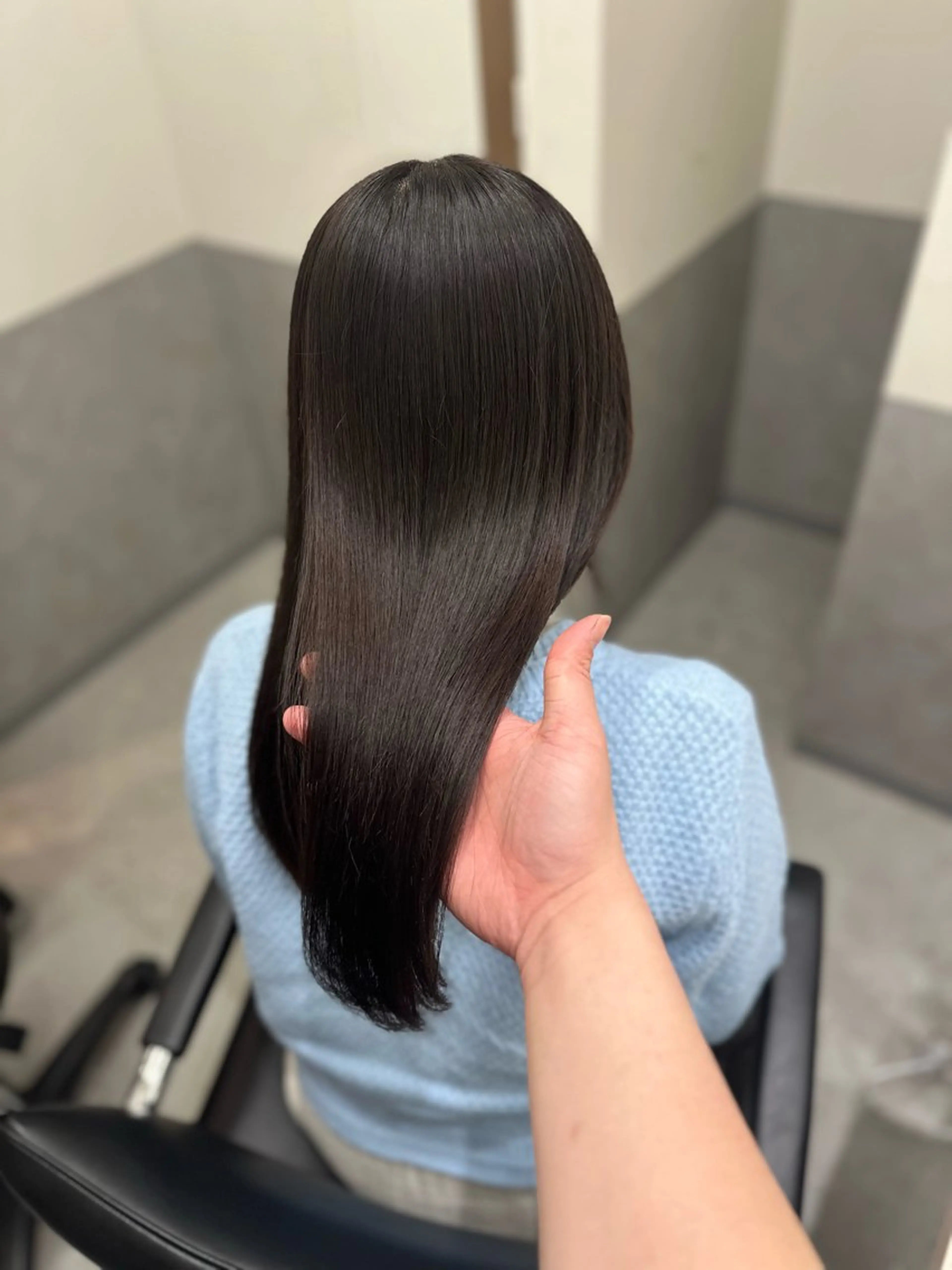 セミロング カラー ヘアアレンジ ヘアカラー トリートメント ダブルカラー｜ なおき｜池袋美容師のヘアスタイル