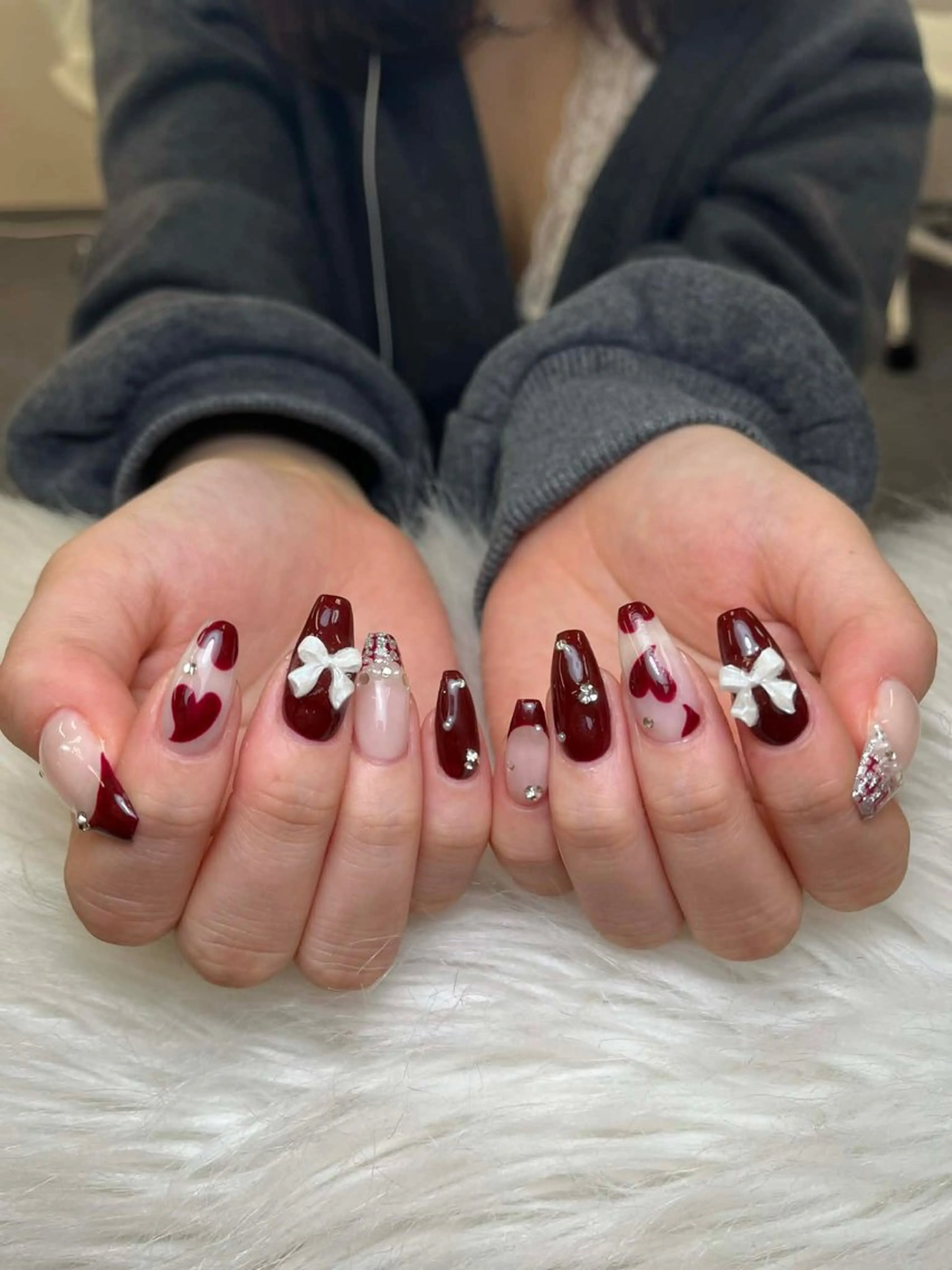 ネイル アートネイル 成人式 ジェルネイル ニュアンスネイル 夏ネイル NIE MoMoのネイルデザイン