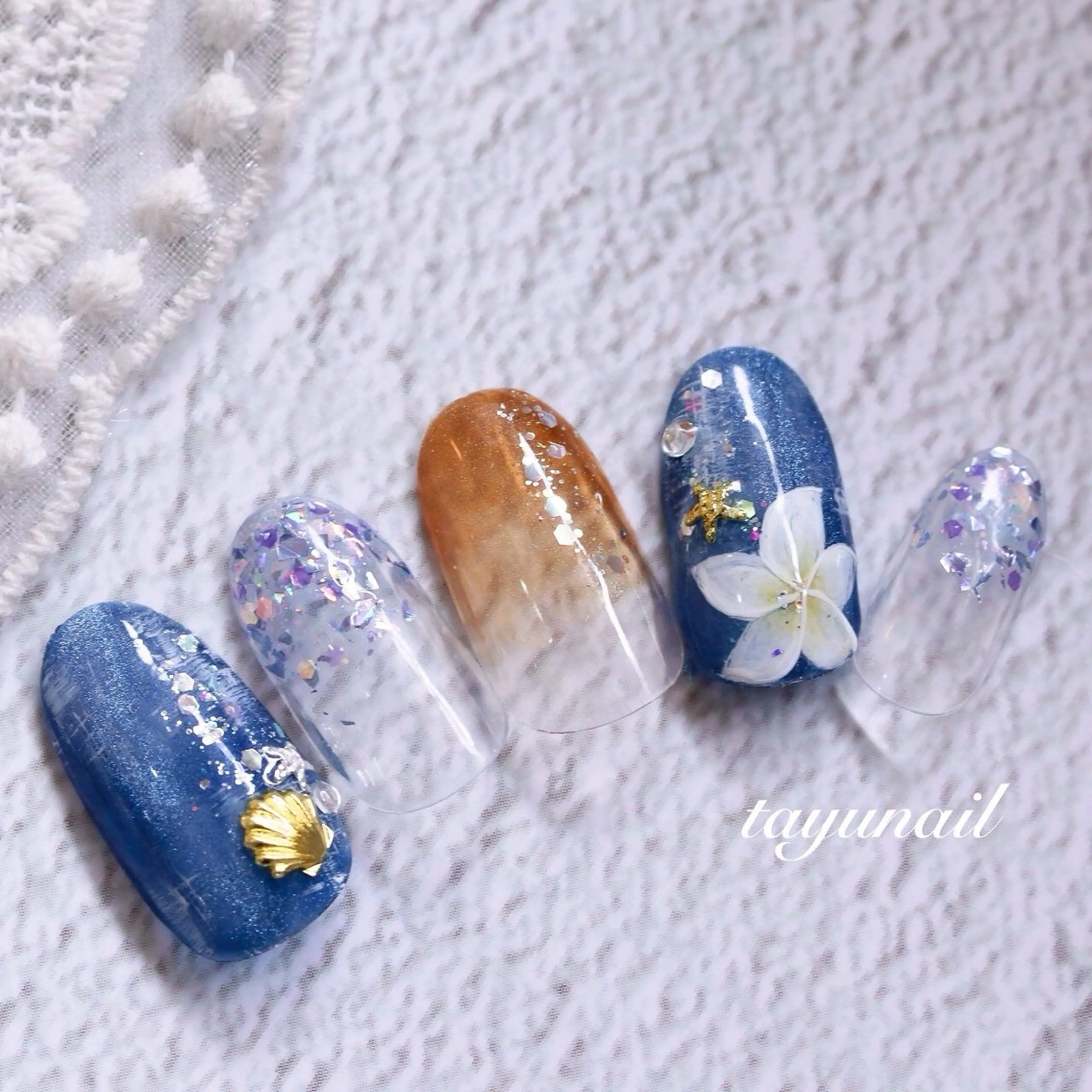 ネイル アートネイル ジェルネイル パラジェル ハンドネイル ネイルサロン 【たゆnail】のネイルデザイン