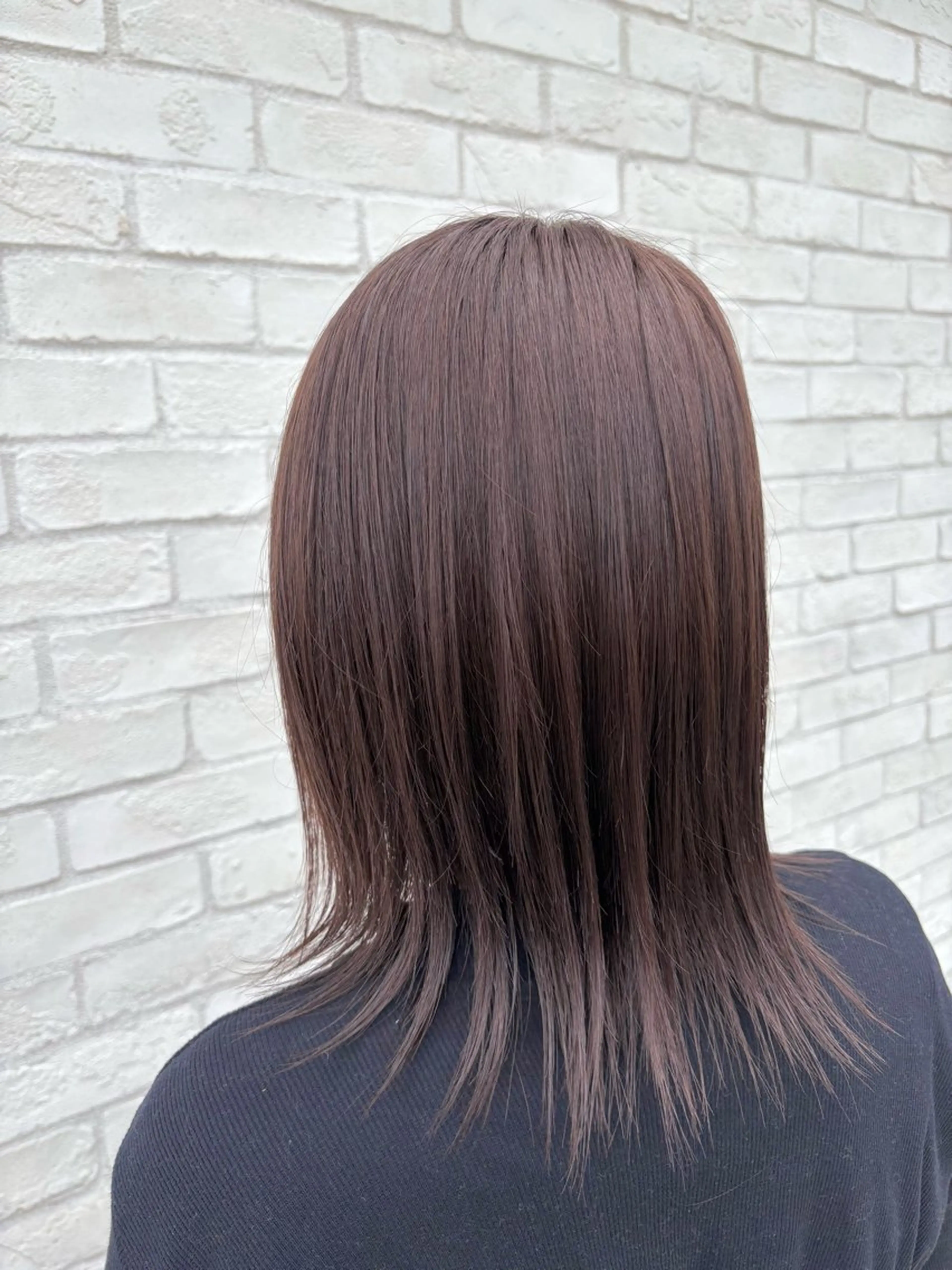 ミディアム カラー ブラウンカラー preak 🖤mizuki🖤のヘアスタイル