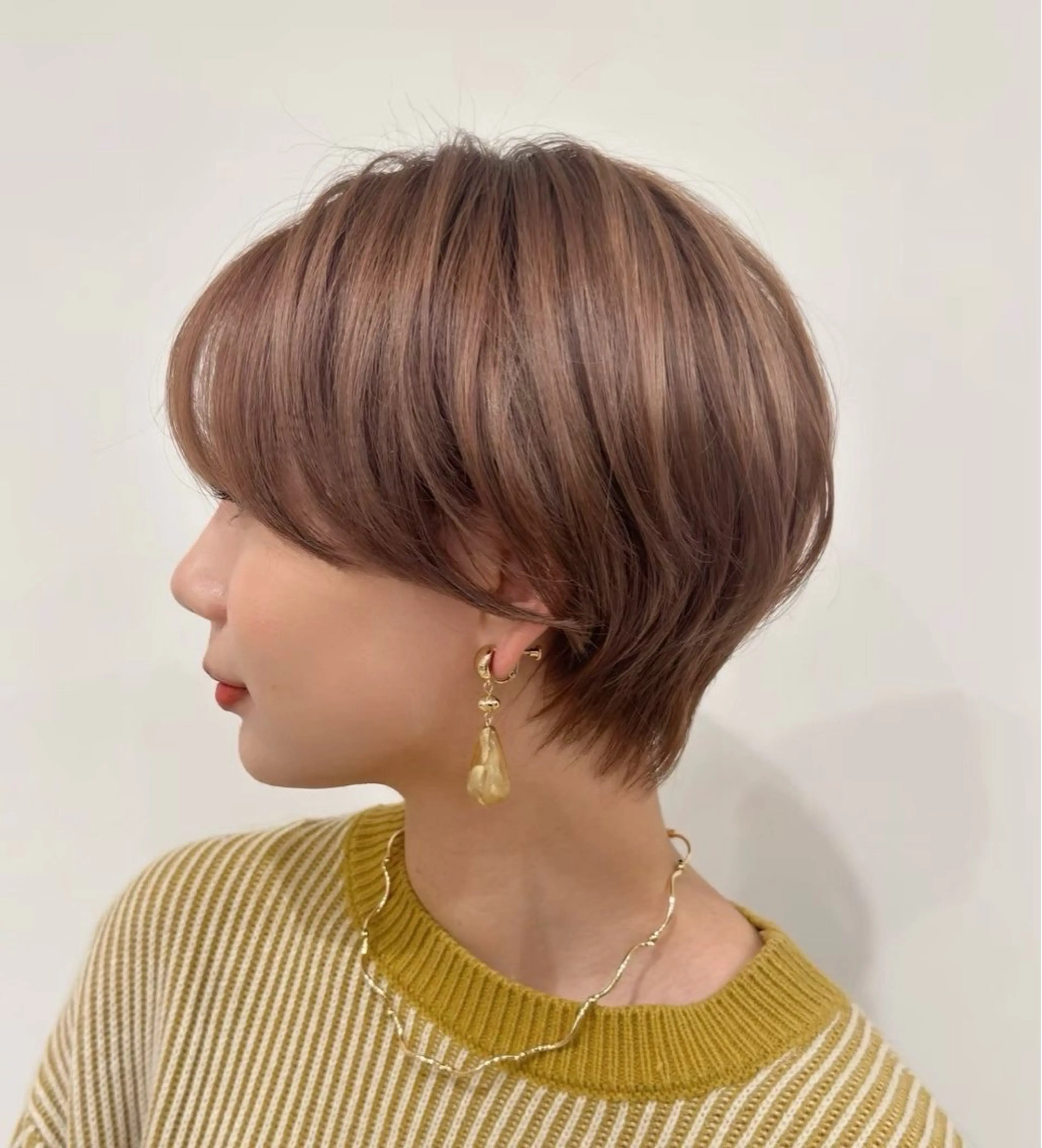 ショート カラー カット NOAHL上尾店 カットモデル募集中のヘアスタイル