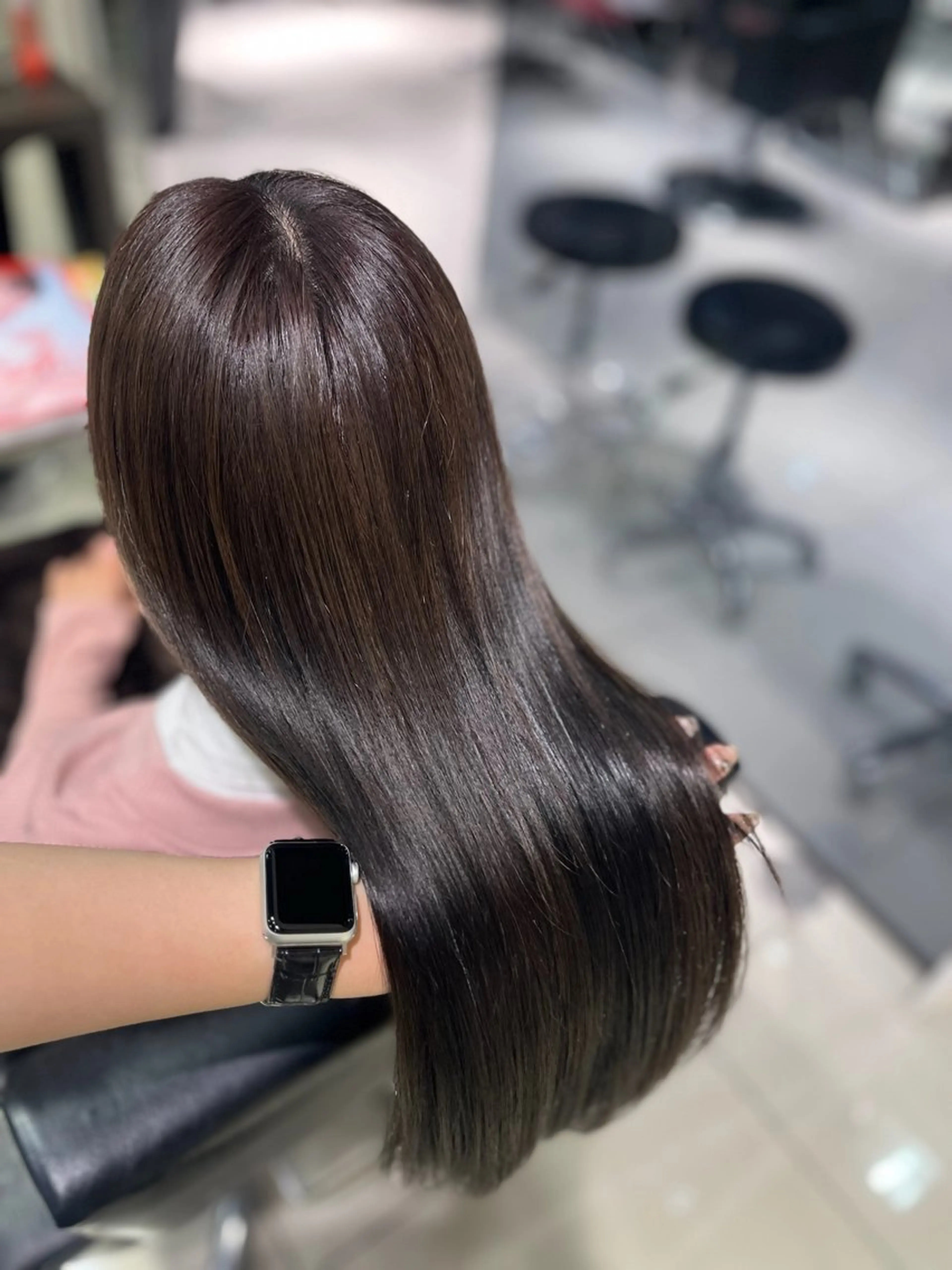 ロング 髪質改善/透明感カラ ー/レイヤー/あやはのヘアスタイル