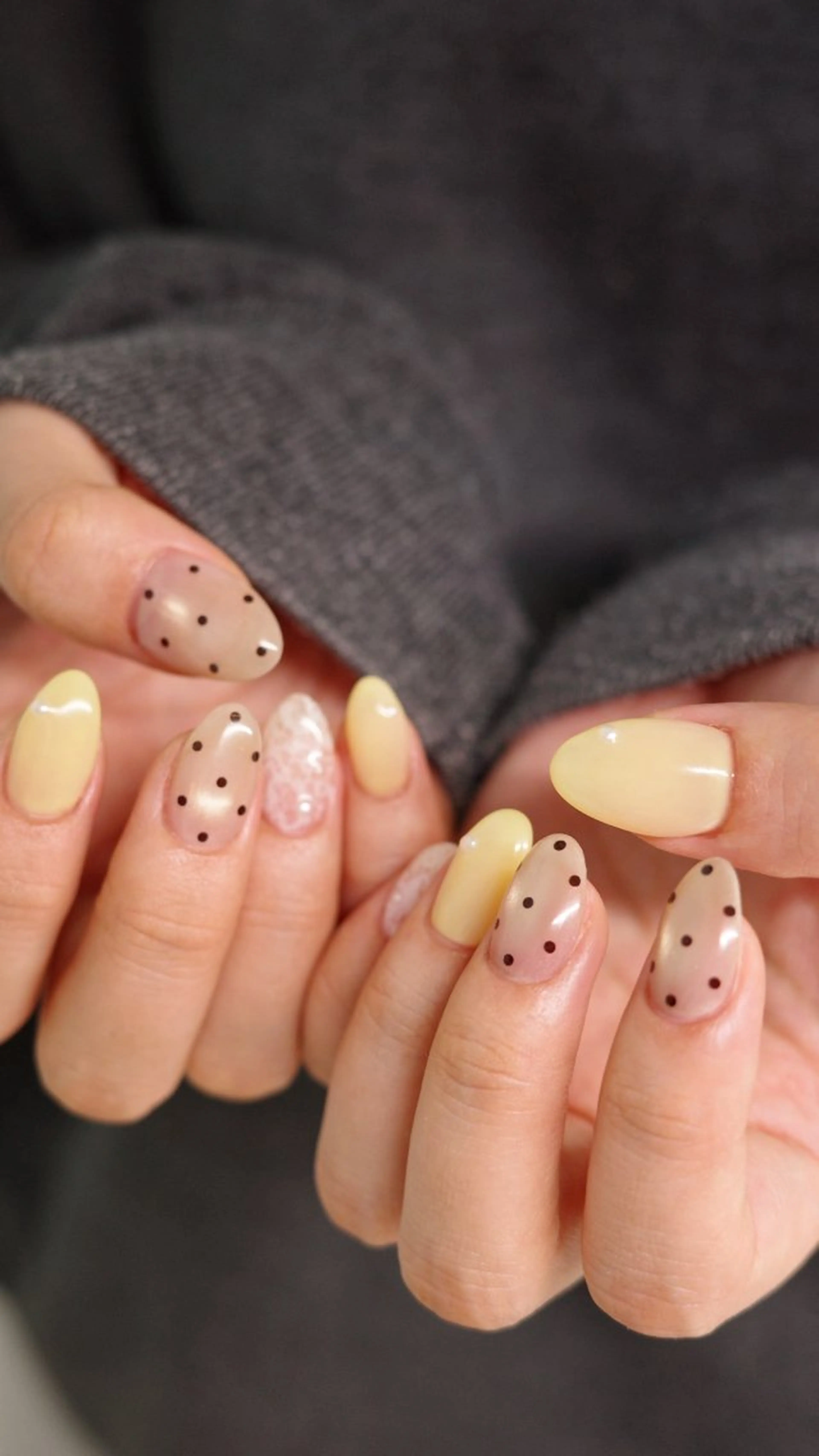ネイル ハンドネイル pointillé .ayaのネイルデザイン