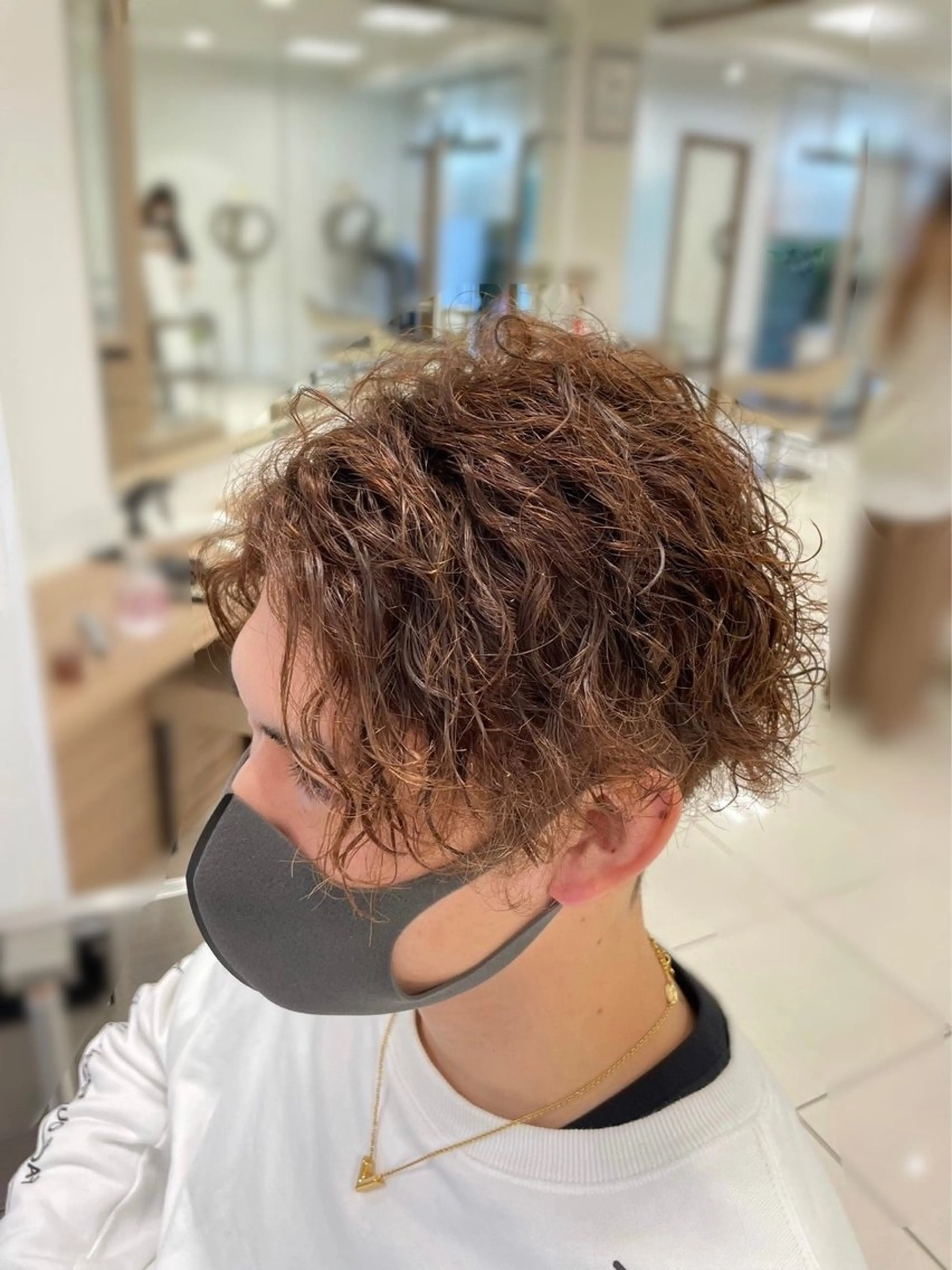 ショート カット パーマ ✨圧倒的ツヤ髪✨ 小野あすかのヘアスタイル