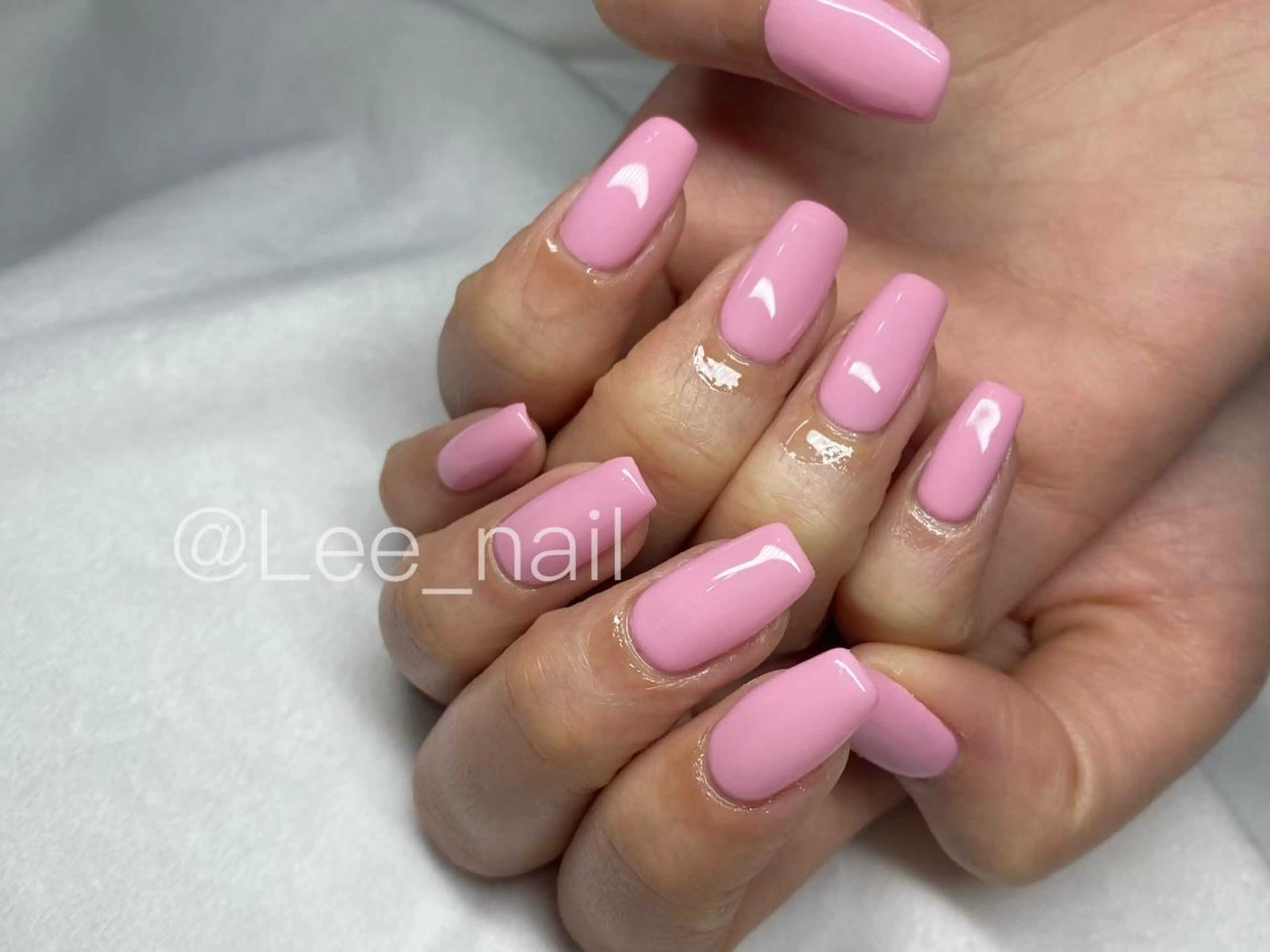 ネイル ワンカラーネイル ハンドネイル Lee_ nailのネイルデザイン