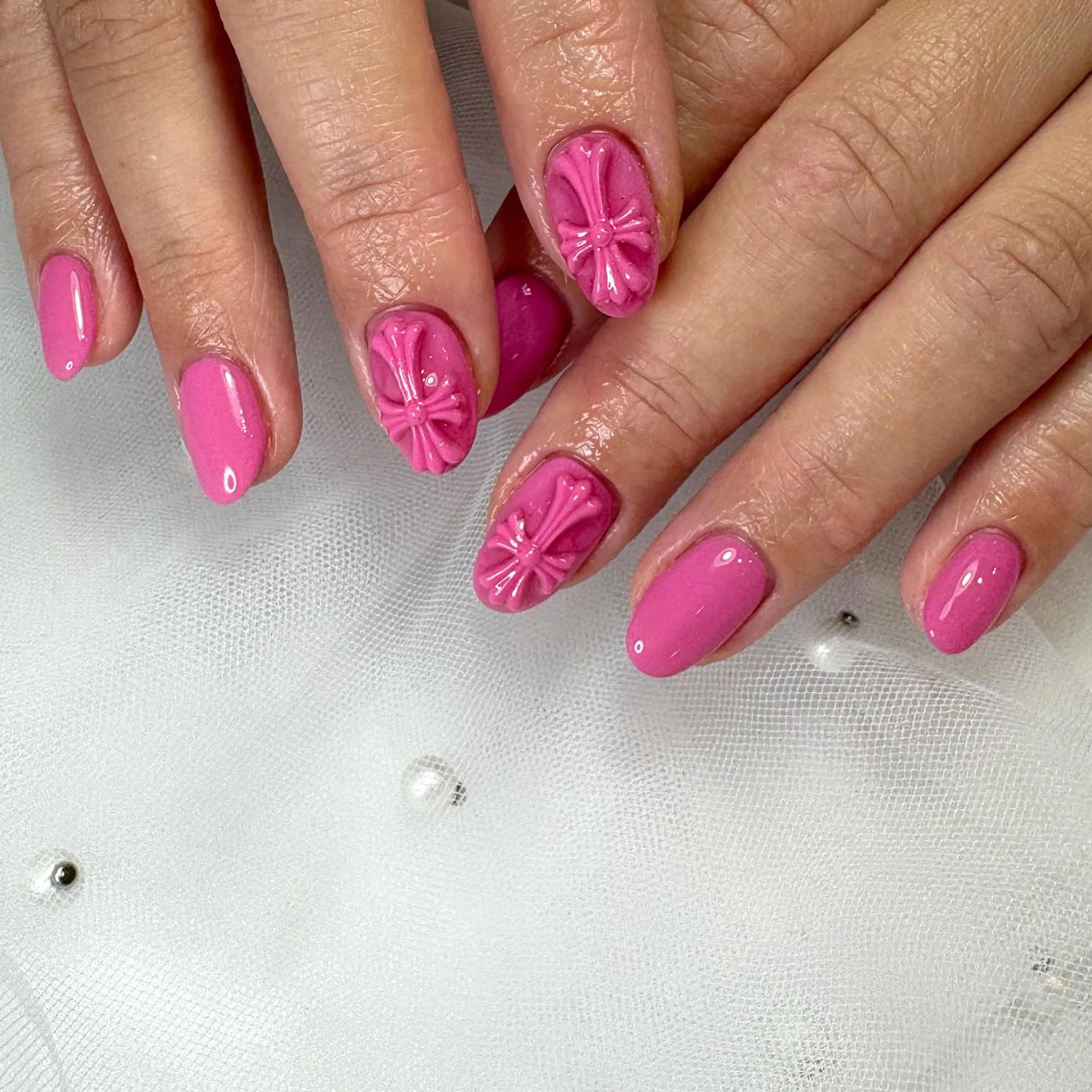 ネイル ピンク ハンドネイル 🫧Zina船橋北口 mai🫧のネイルデザイン