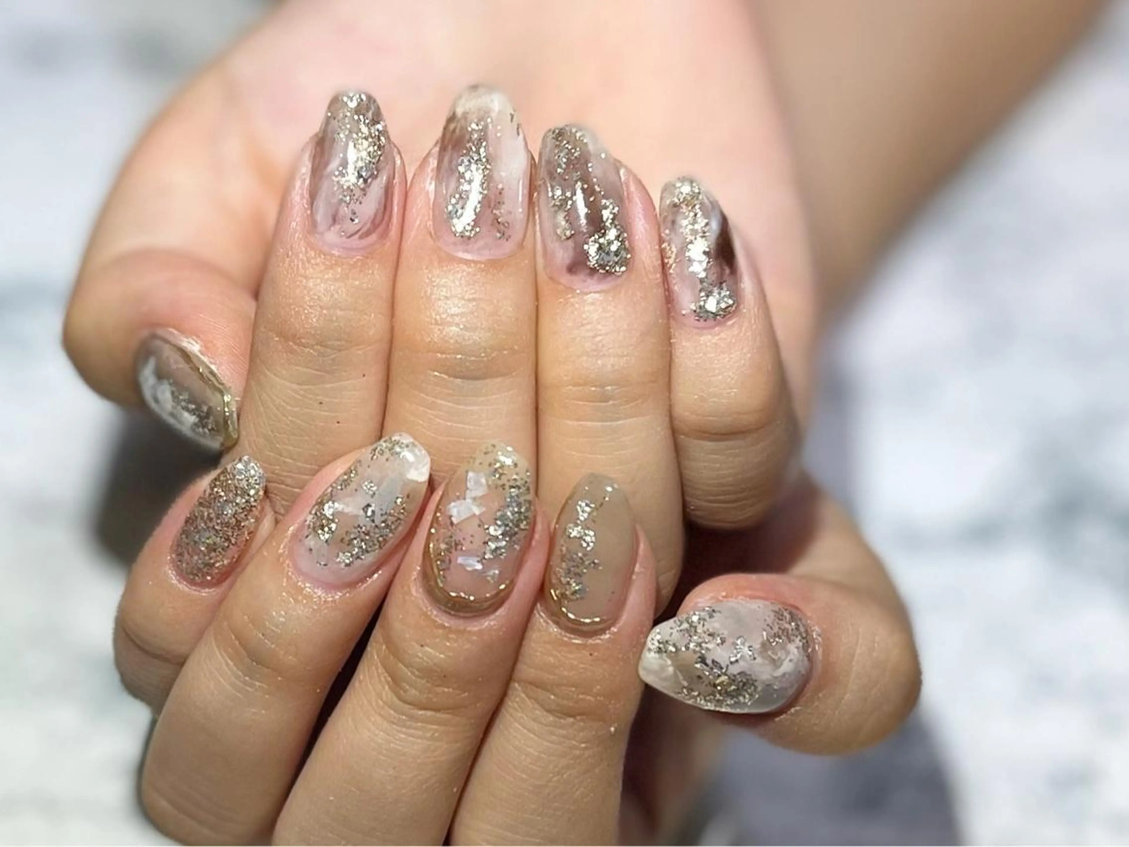 ネイル フットネイル ニュアンスネイル シンプルネイル 春ネイル 夏ネイル ネイル フフラ所属・nail fufla ♡yamane♡のネイルデザイン