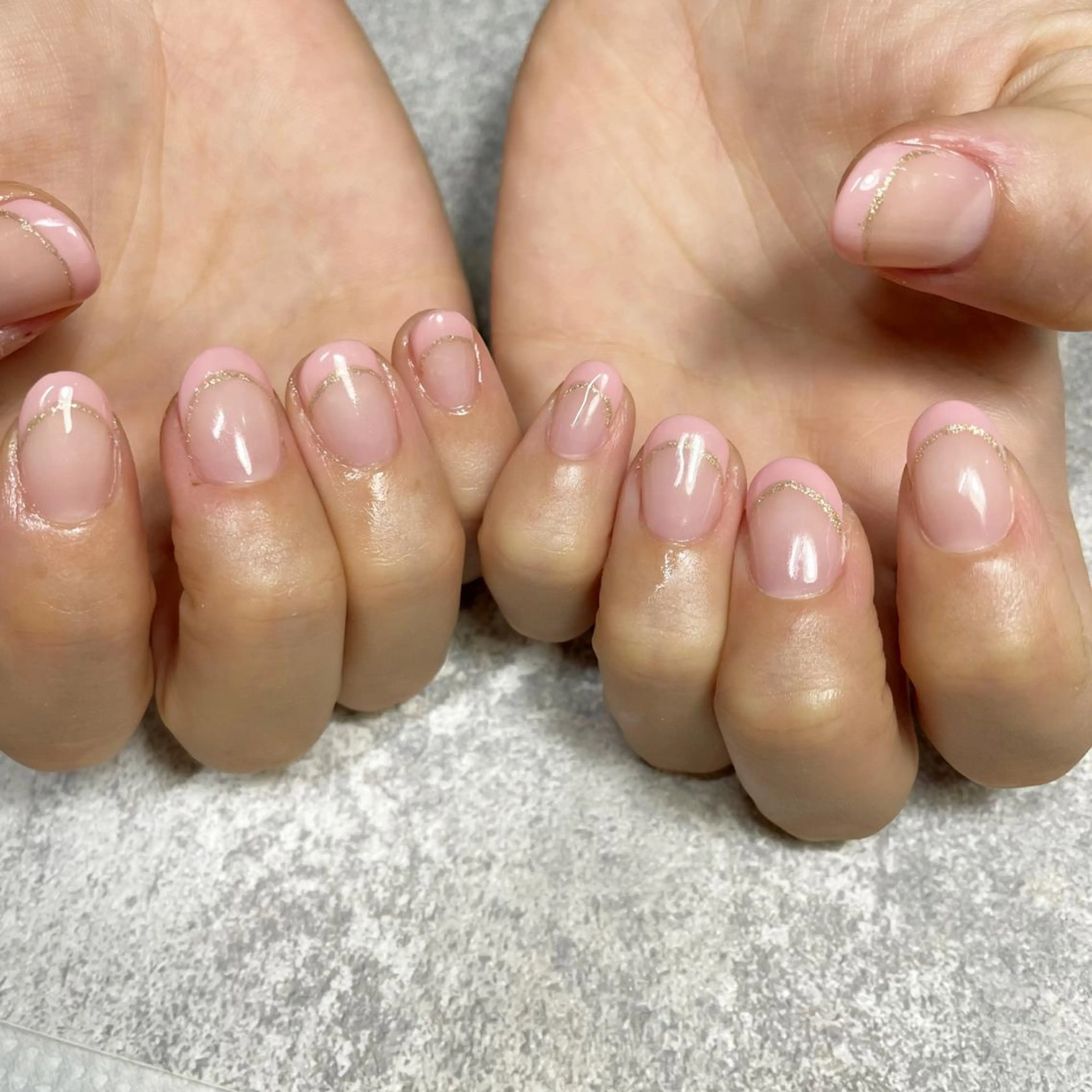 ネイル フレンチネイル ハンドネイル ilo所属・舟橋 恭子のネイルデザイン