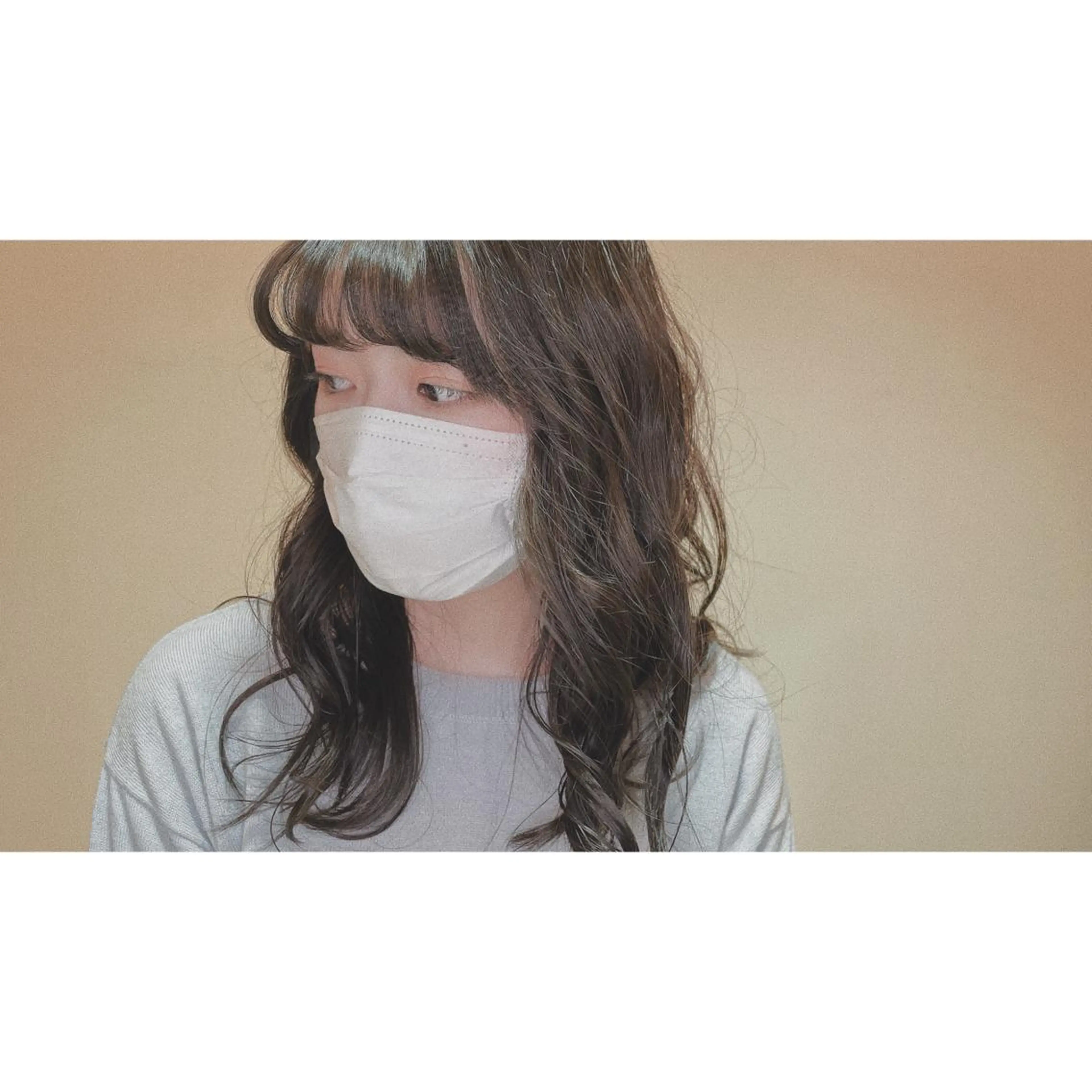 セミロング カラー ブラウンカラー 透明感カラー ダークブラウン カット トリートメント 齊藤 賢祐のヘアスタイル