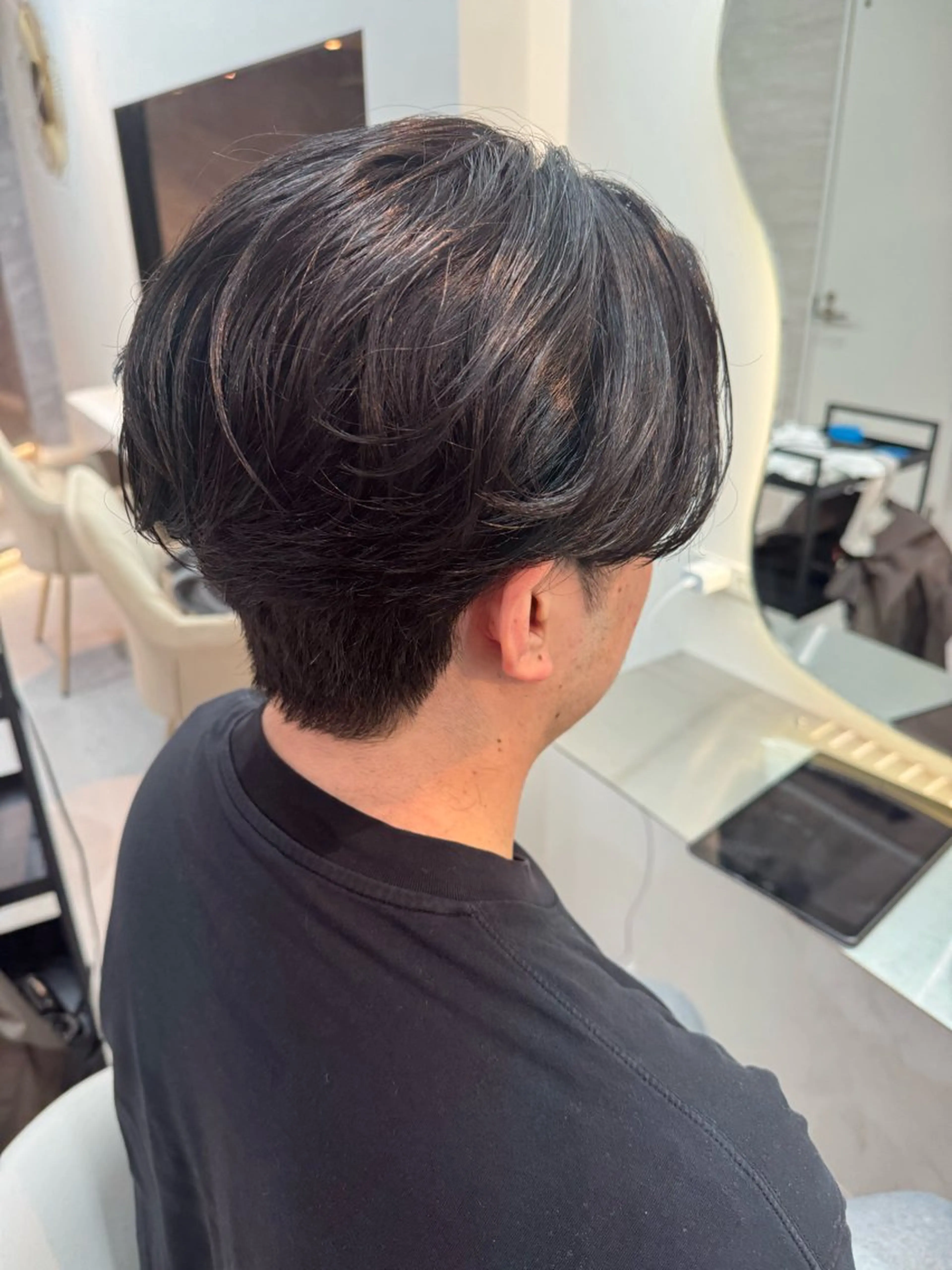ミディアム 【メンズ特化】池袋 韓国スタイル飯塚のヘアスタイル