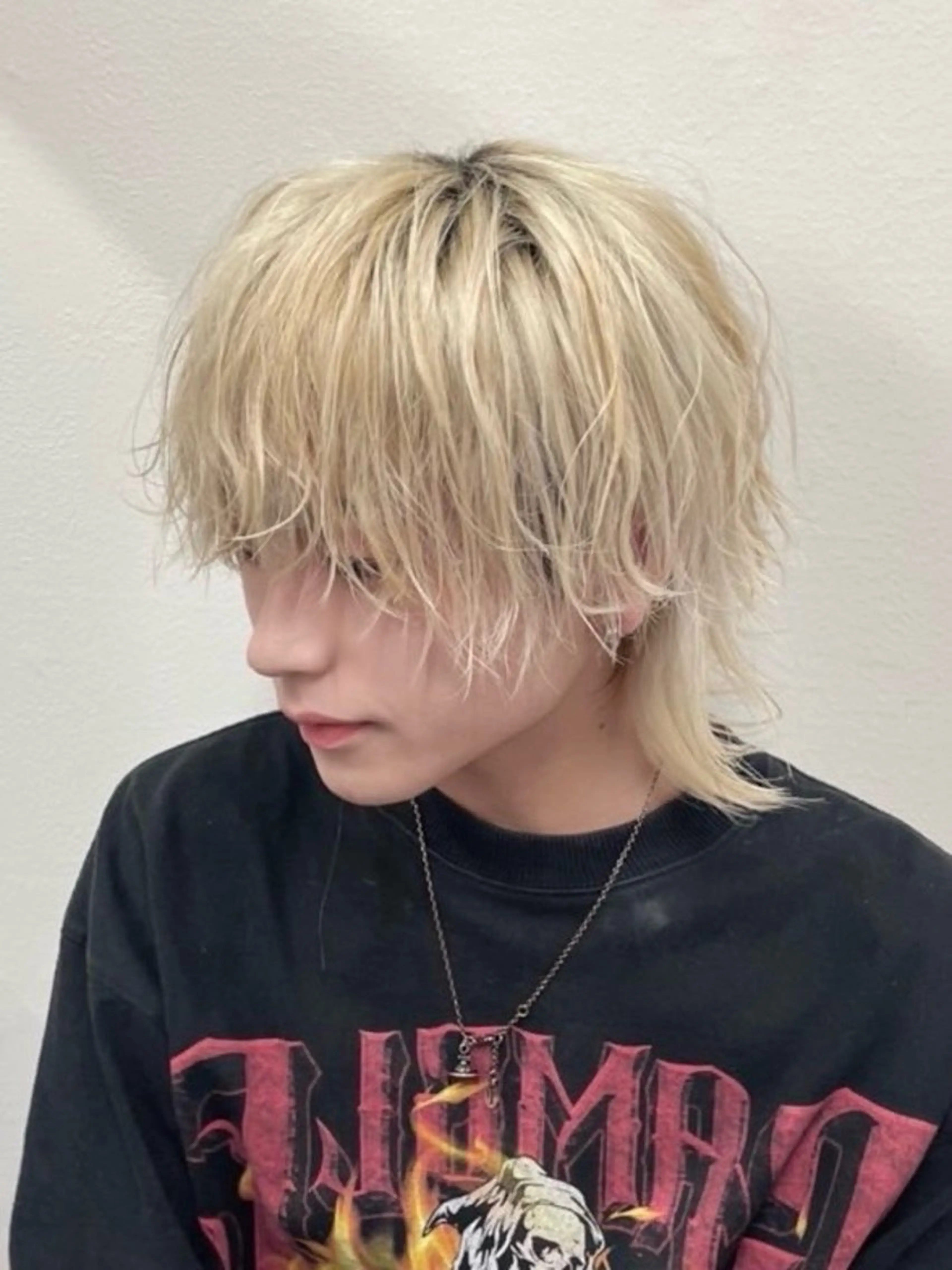 カラー メンズハイトーン 北斗💍レイヤーのヘアスタイル