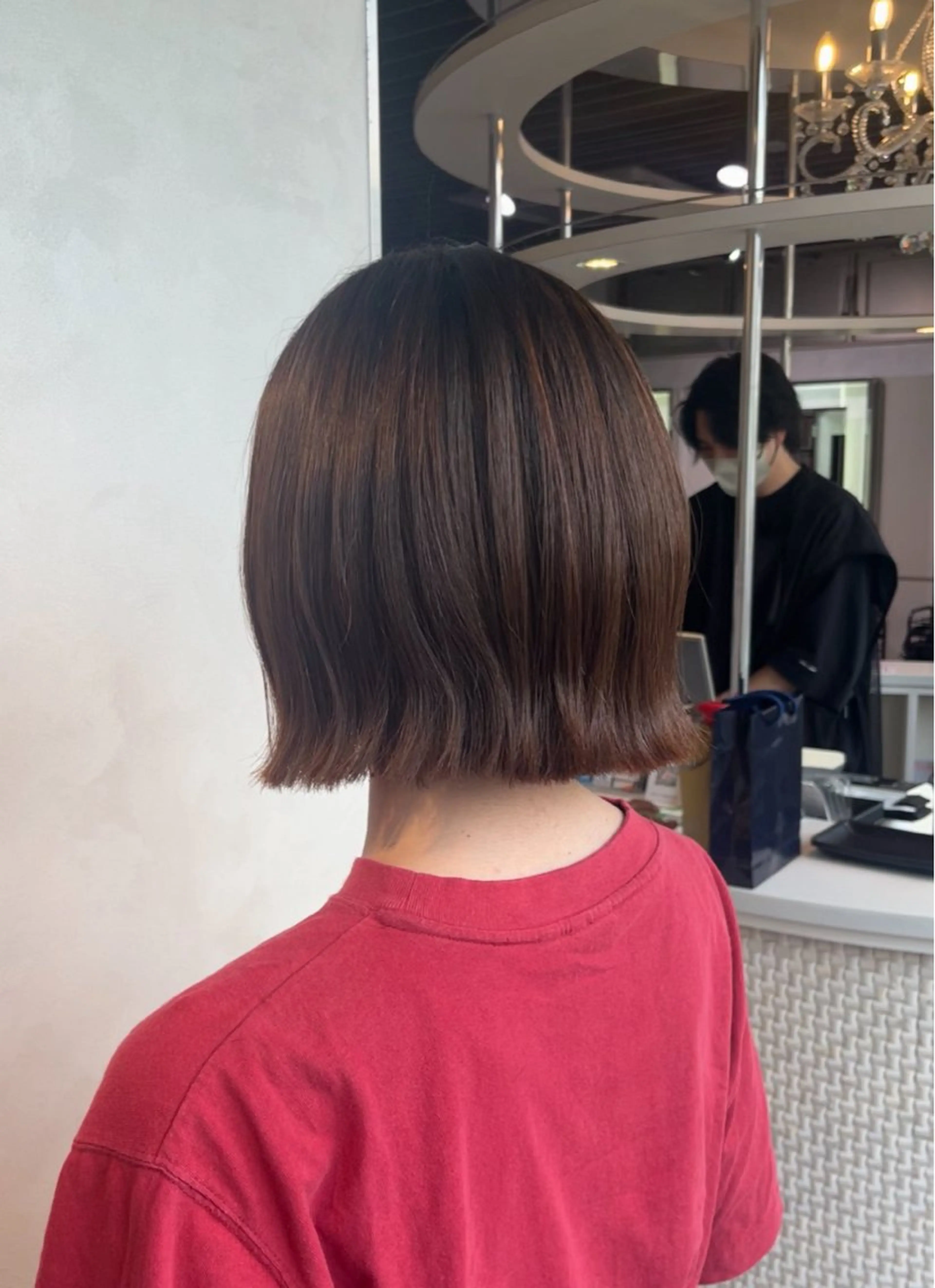 ショート ボブ 似合わせカット カット トリートメント 山田 知佳のヘアスタイル